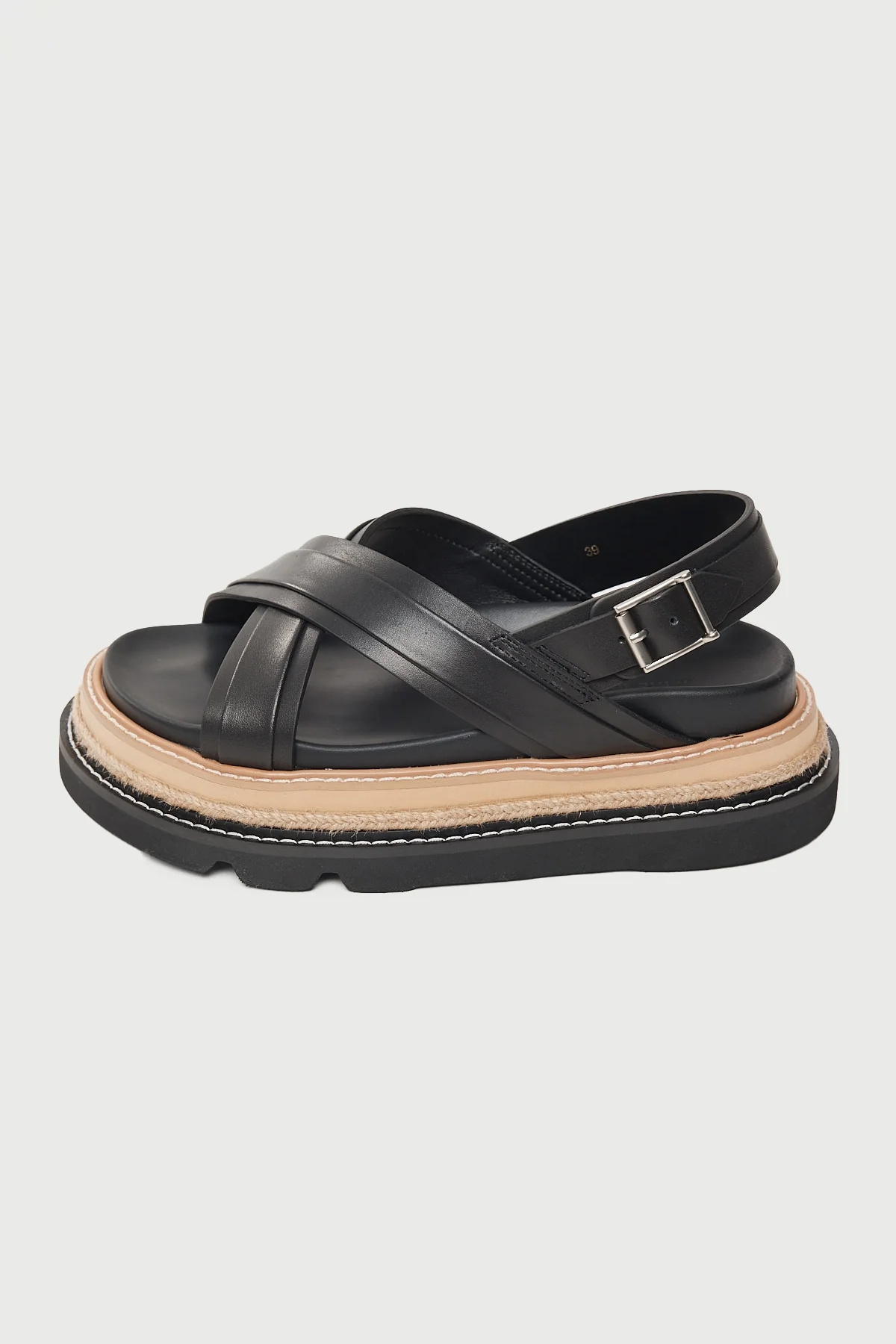 Veena Black Leather