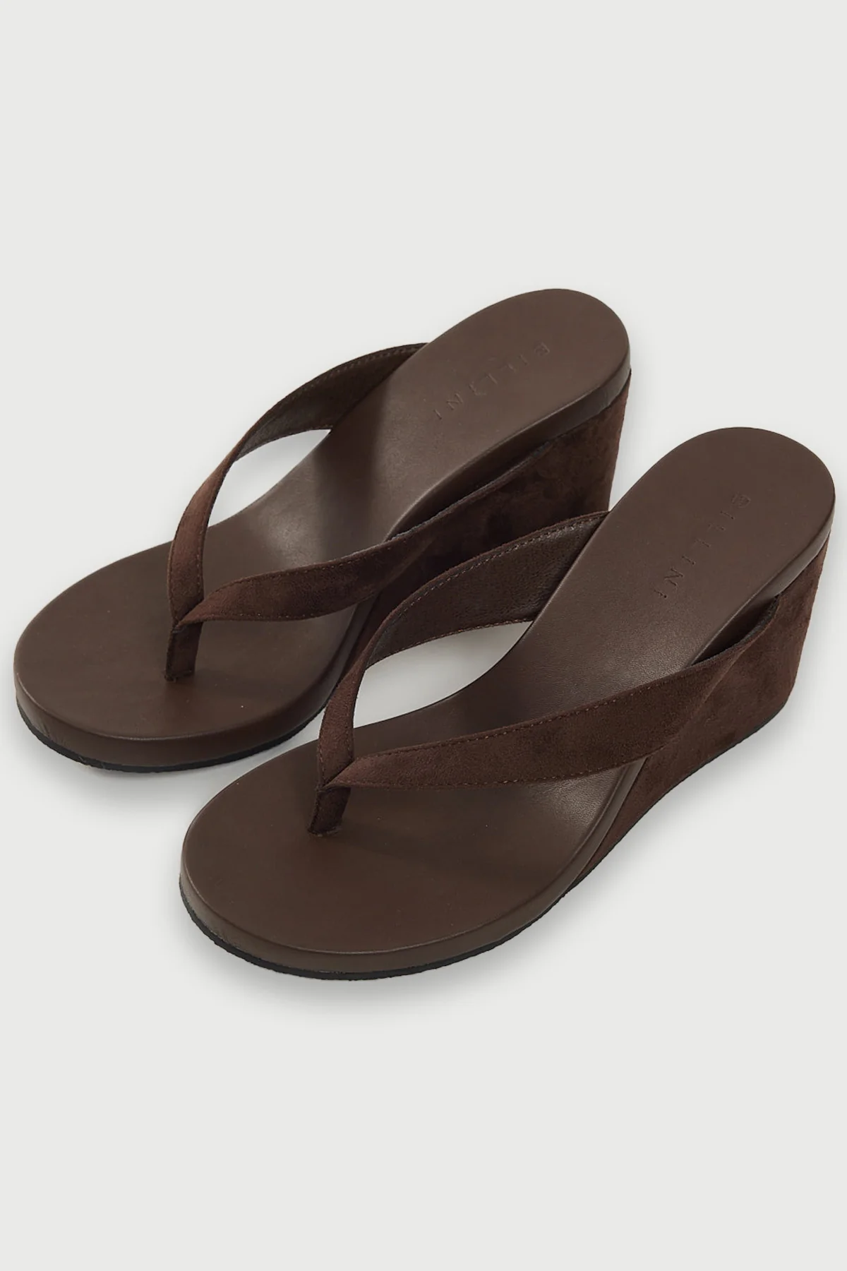 Billini Ravyn Suede Heel Chocolate - Image 2