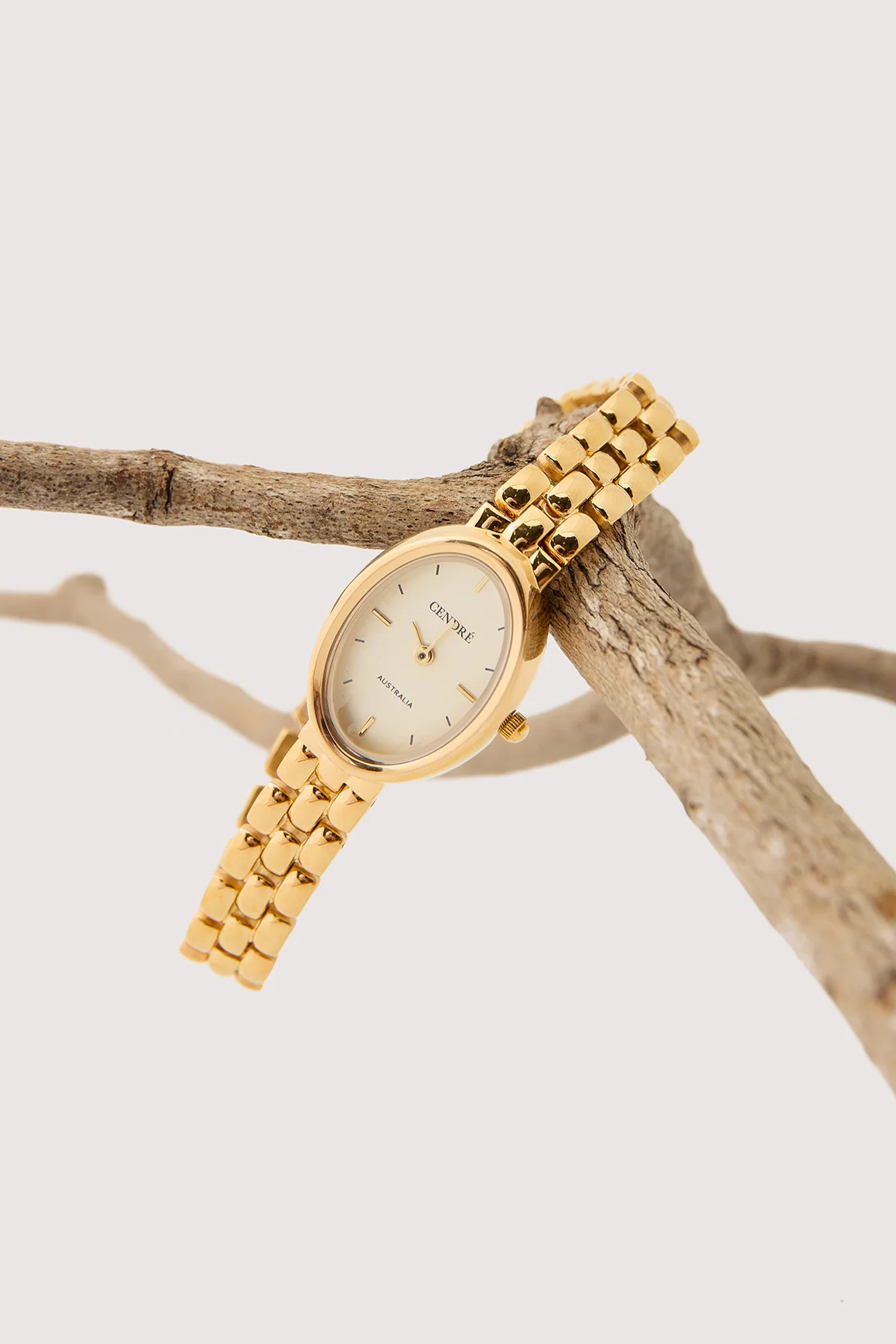 Cendre Phoebe Watch Gold.White - Image 3