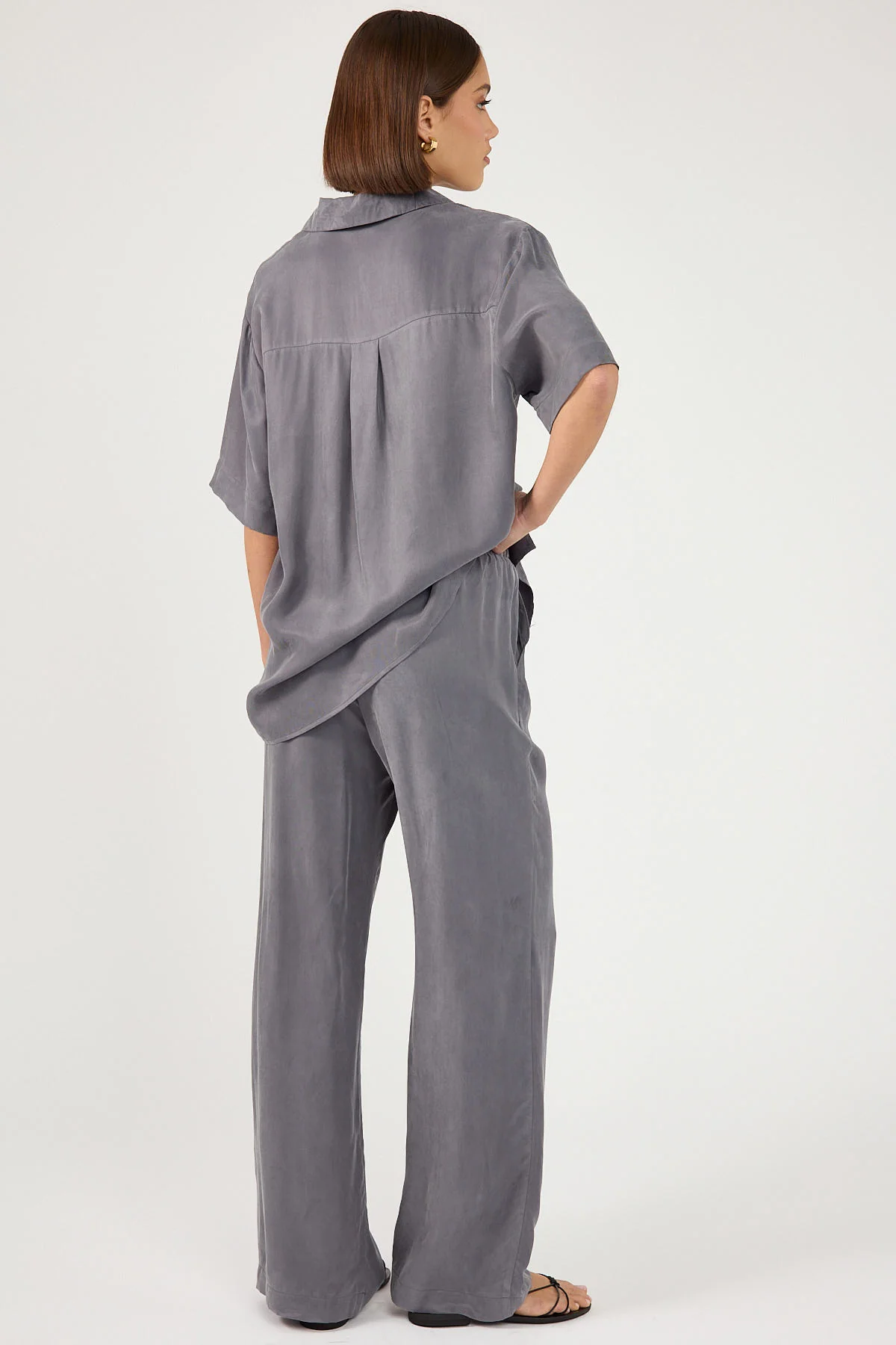 Perfect Stranger Ace Cupro Pant Charcoal - Image 4