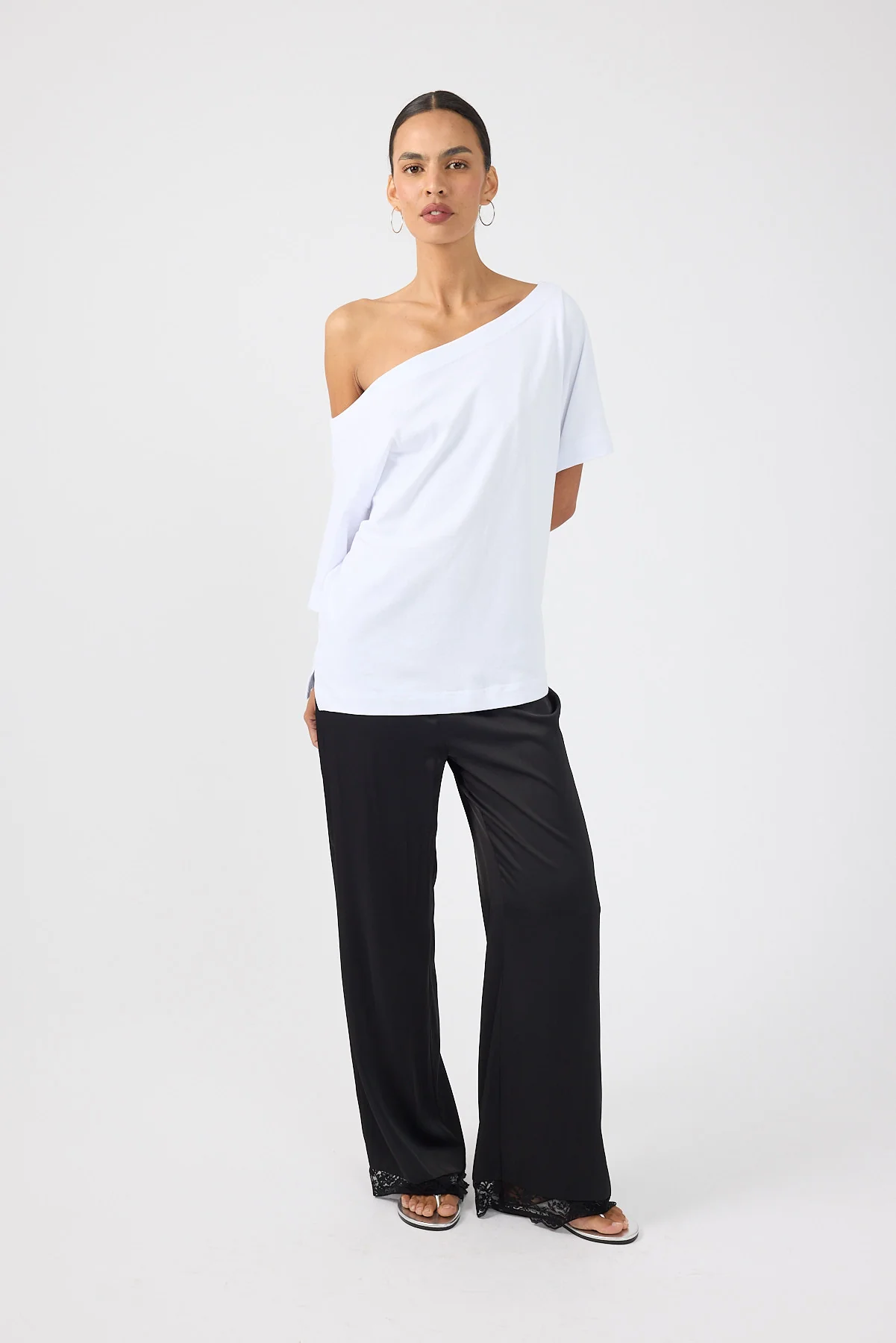 Perfect Stranger Aino Lace Pants Black