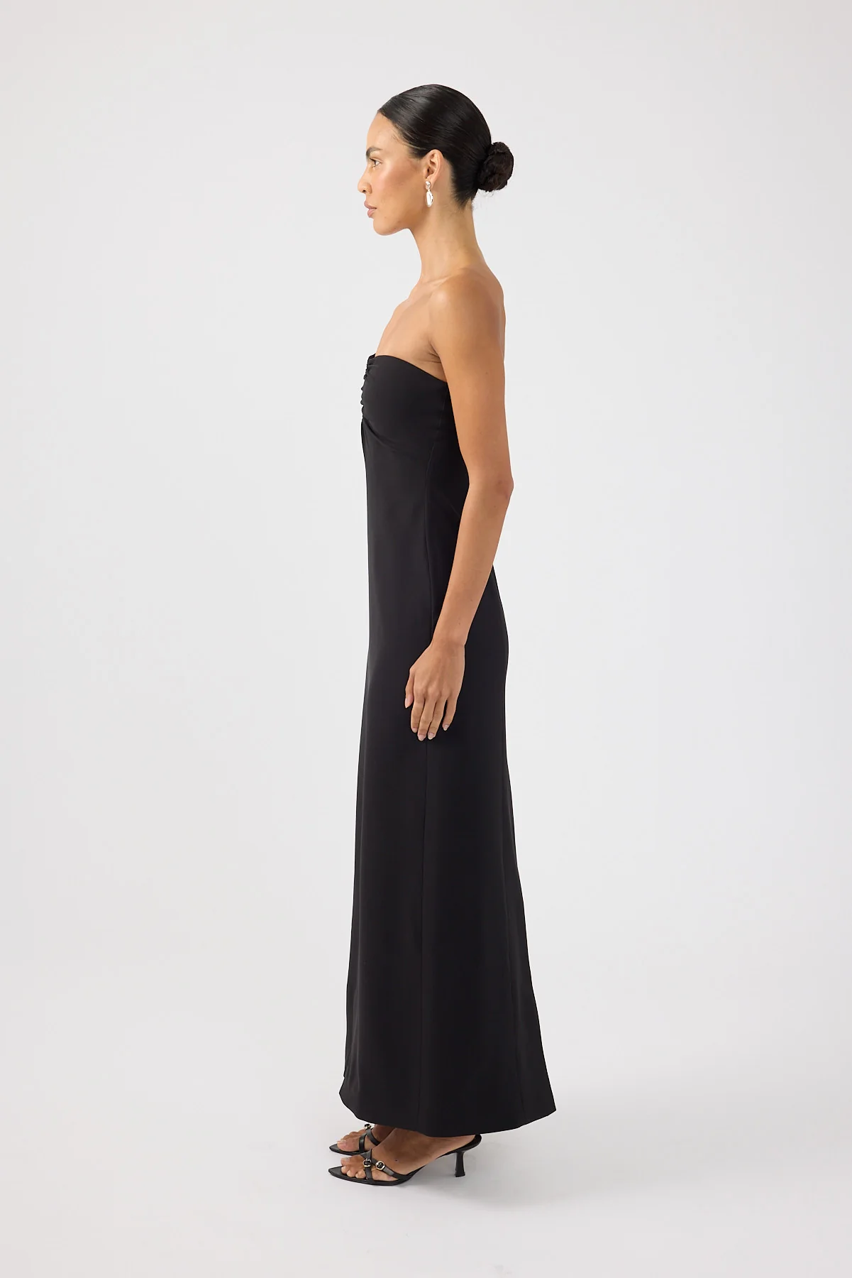 Perfect Stranger Alba Strapless Maxi Dress Black - Image 3