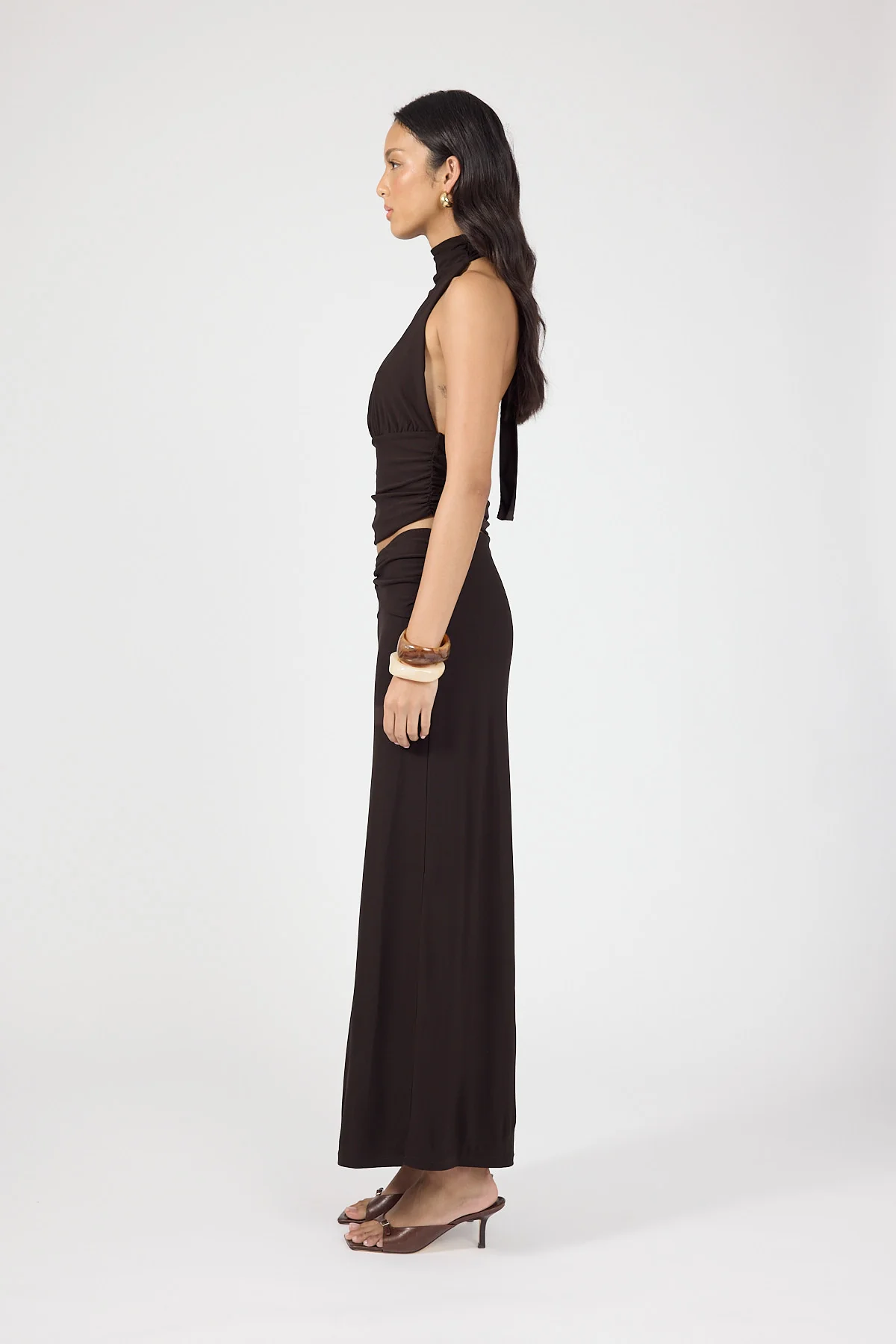 Perfect Stranger Aria Halter Top Brown - Image 7