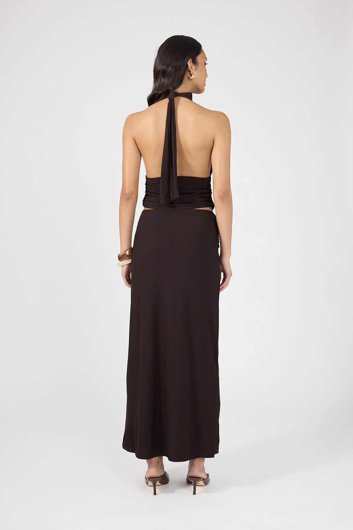 Perfect Stranger Aria Halter Top Brown - Image 8