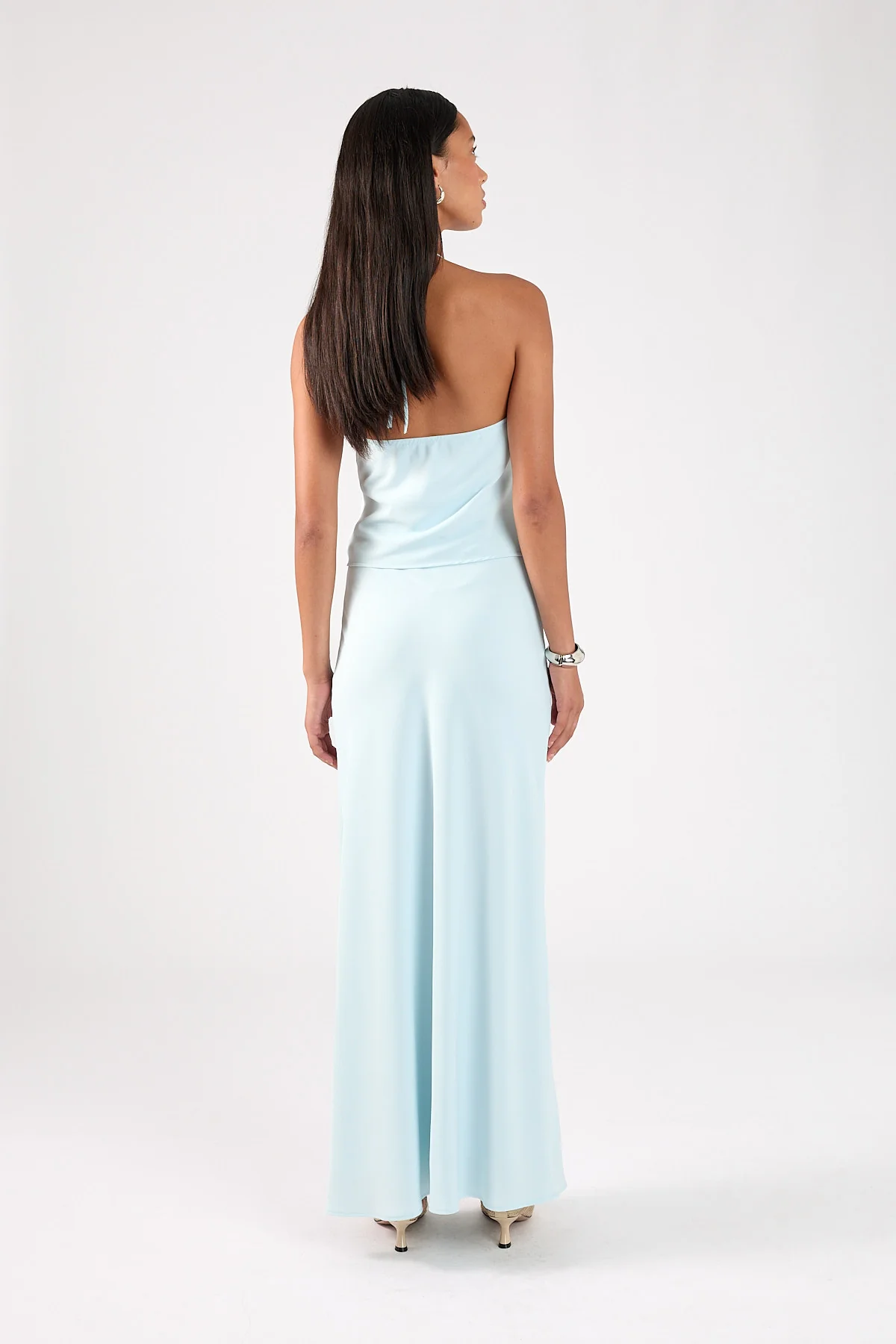 Perfect Stranger Ariel beaded Maxi Skirt Light Blue - Image 6
