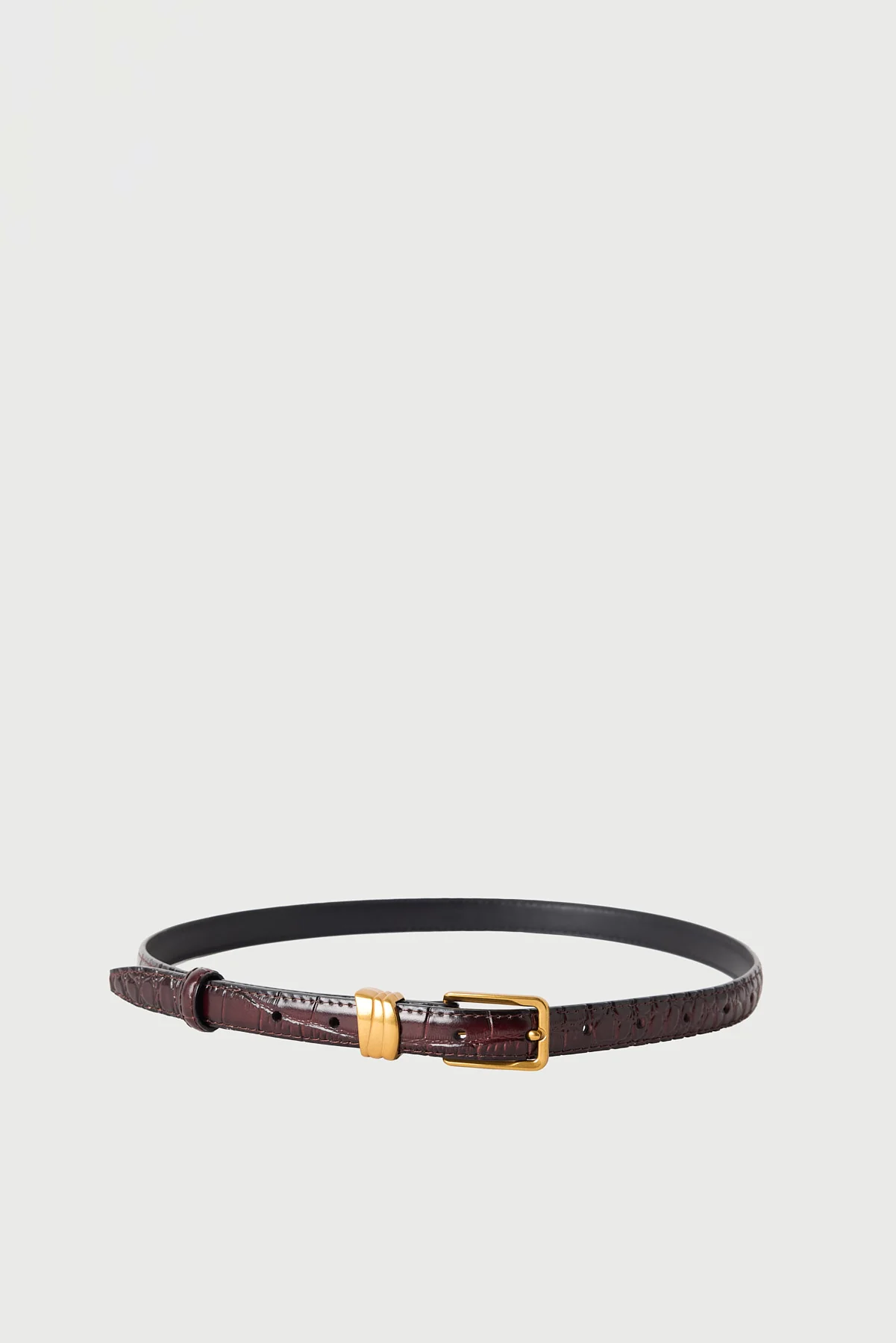 Perfect Stranger Ash Genuine Leather Belt Burgundy - Image 2