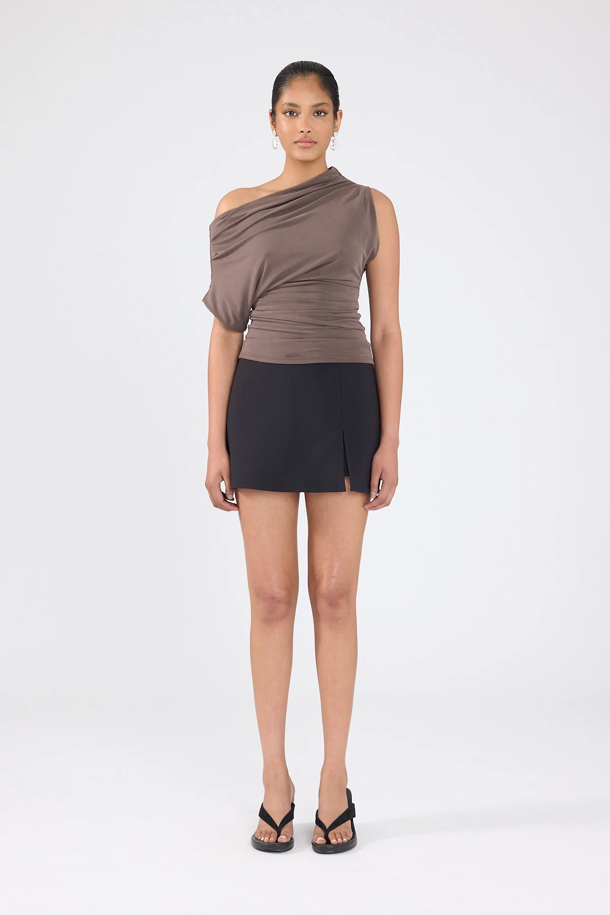 Perfect Stranger Ashton High Rise Skort Black