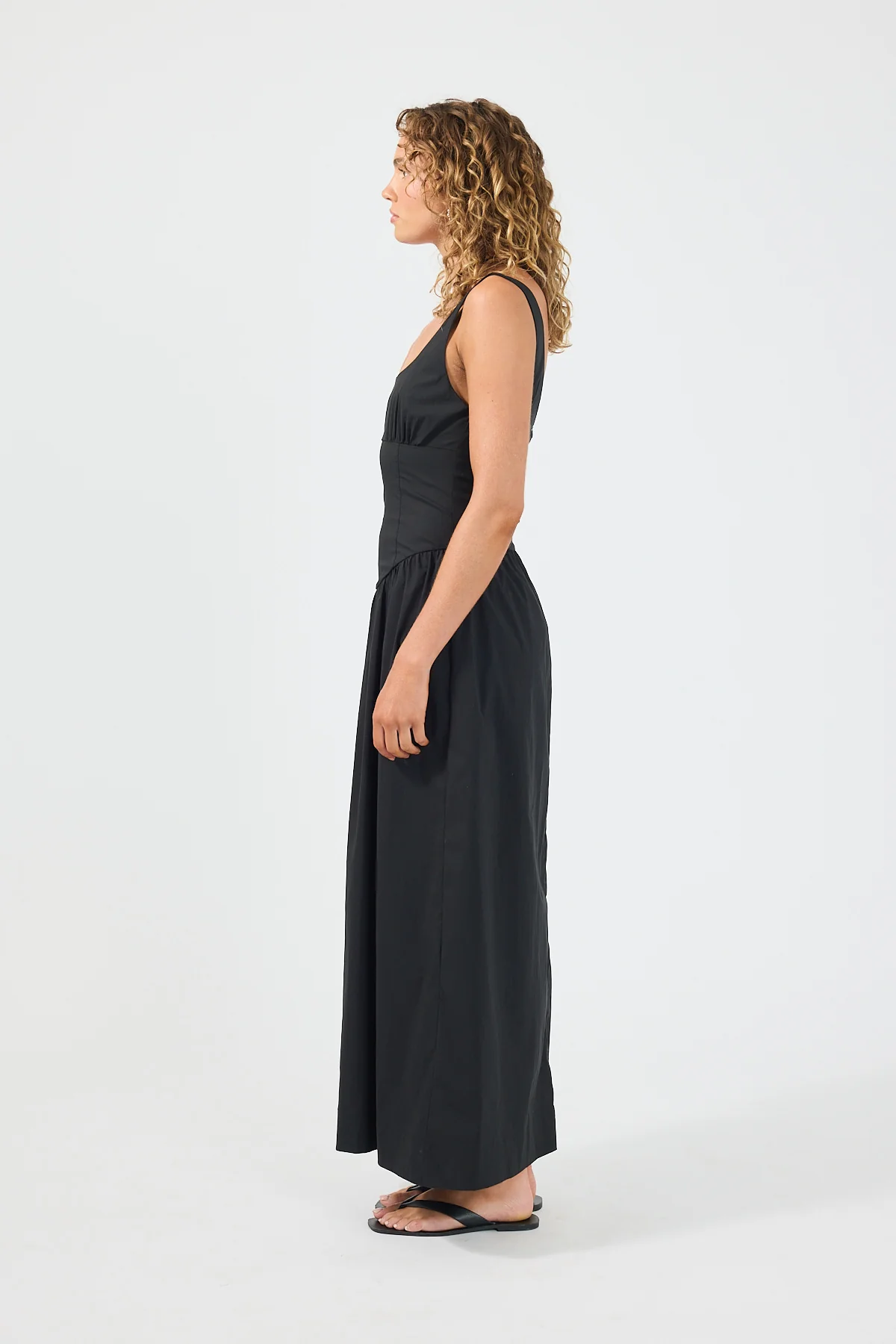 Perfect Stranger Ayana Corset Maxi Dress Black - Image 3
