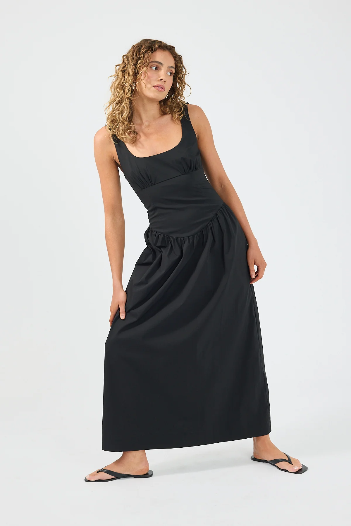 Perfect Stranger Ayana Corset Maxi Dress Black - Image 5