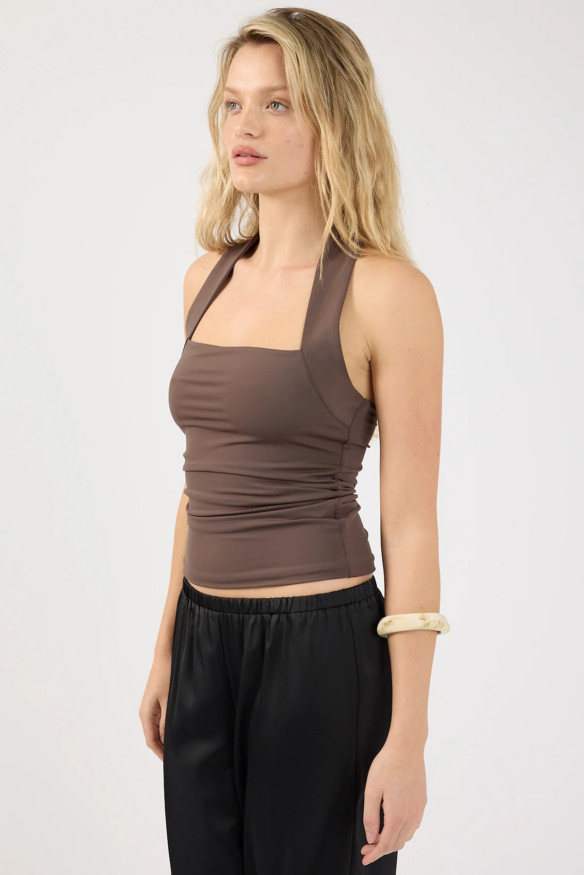 Perfect Stranger Bailey Halter Top Brown - Image 4