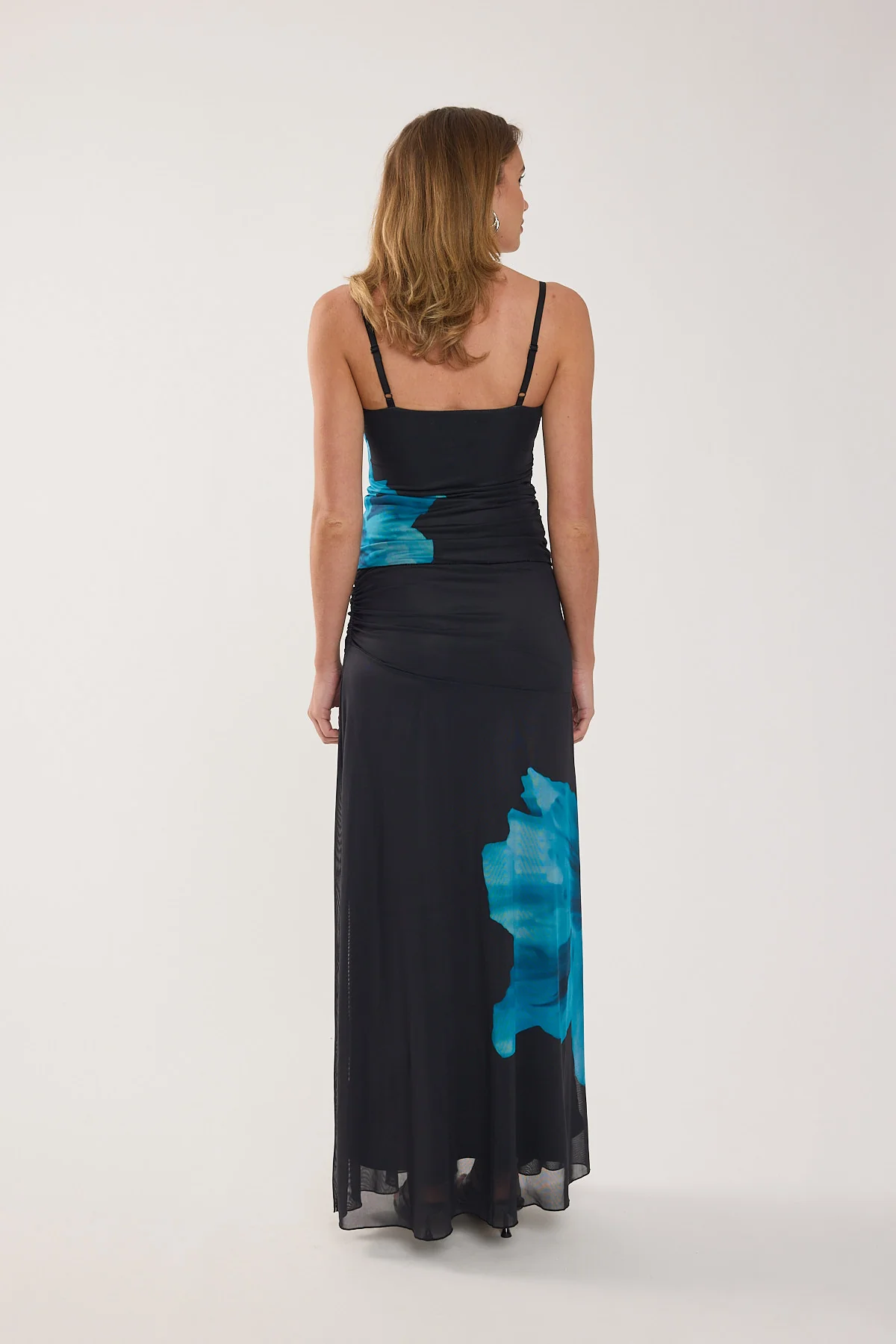Perfect Stranger Belle Cami Top Blue Print - Image 4