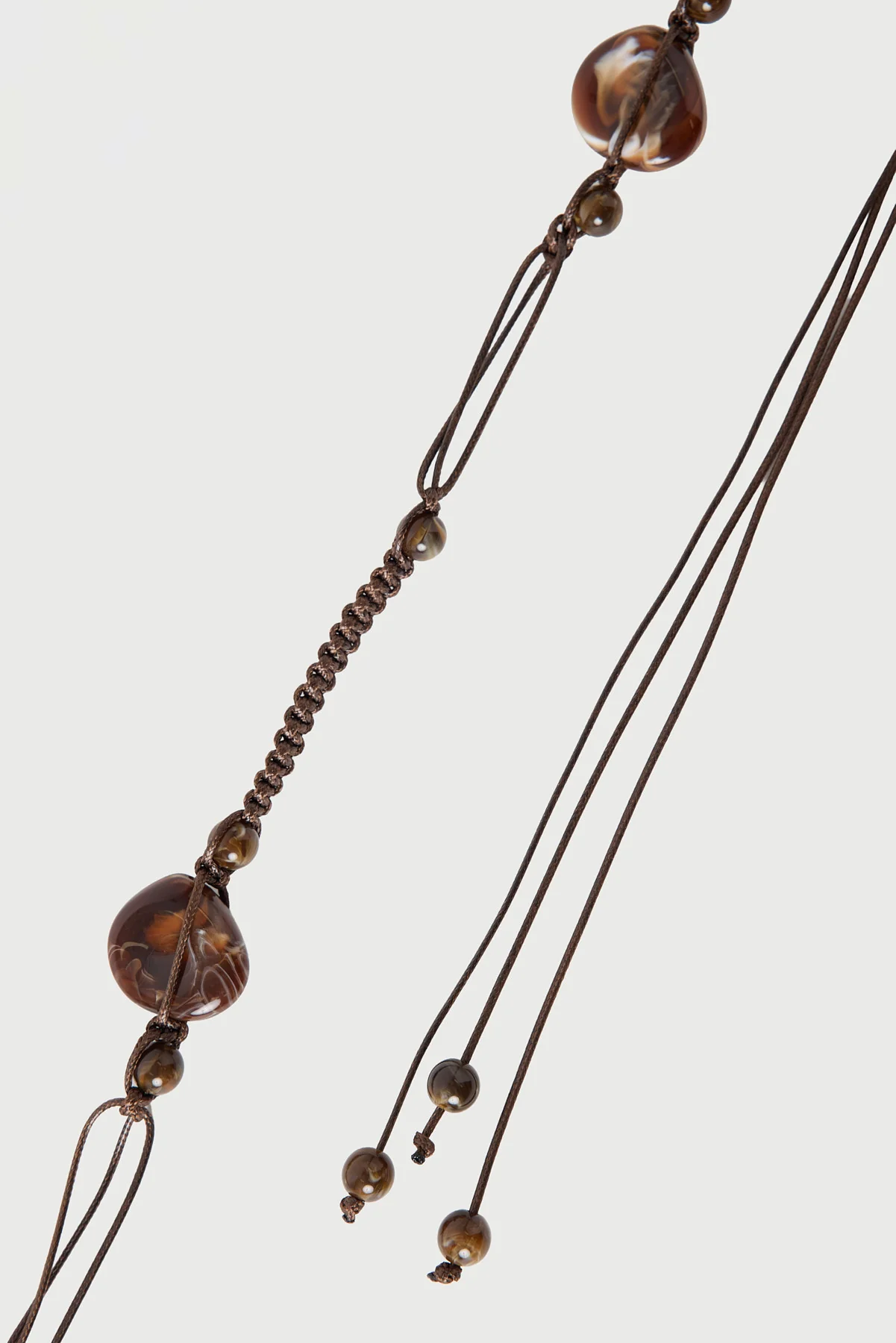 Perfect Stranger Bridget Beaded Belt Brown - Image 2