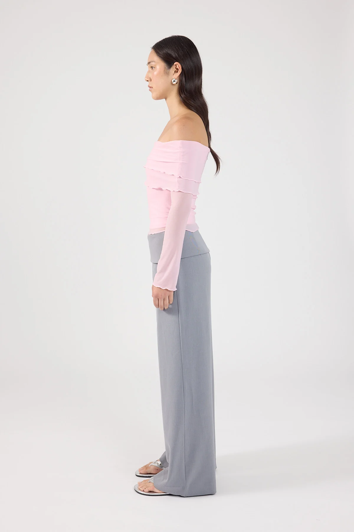 Perfect Stranger Celine Off Shoulder Top Pink - Image 4
