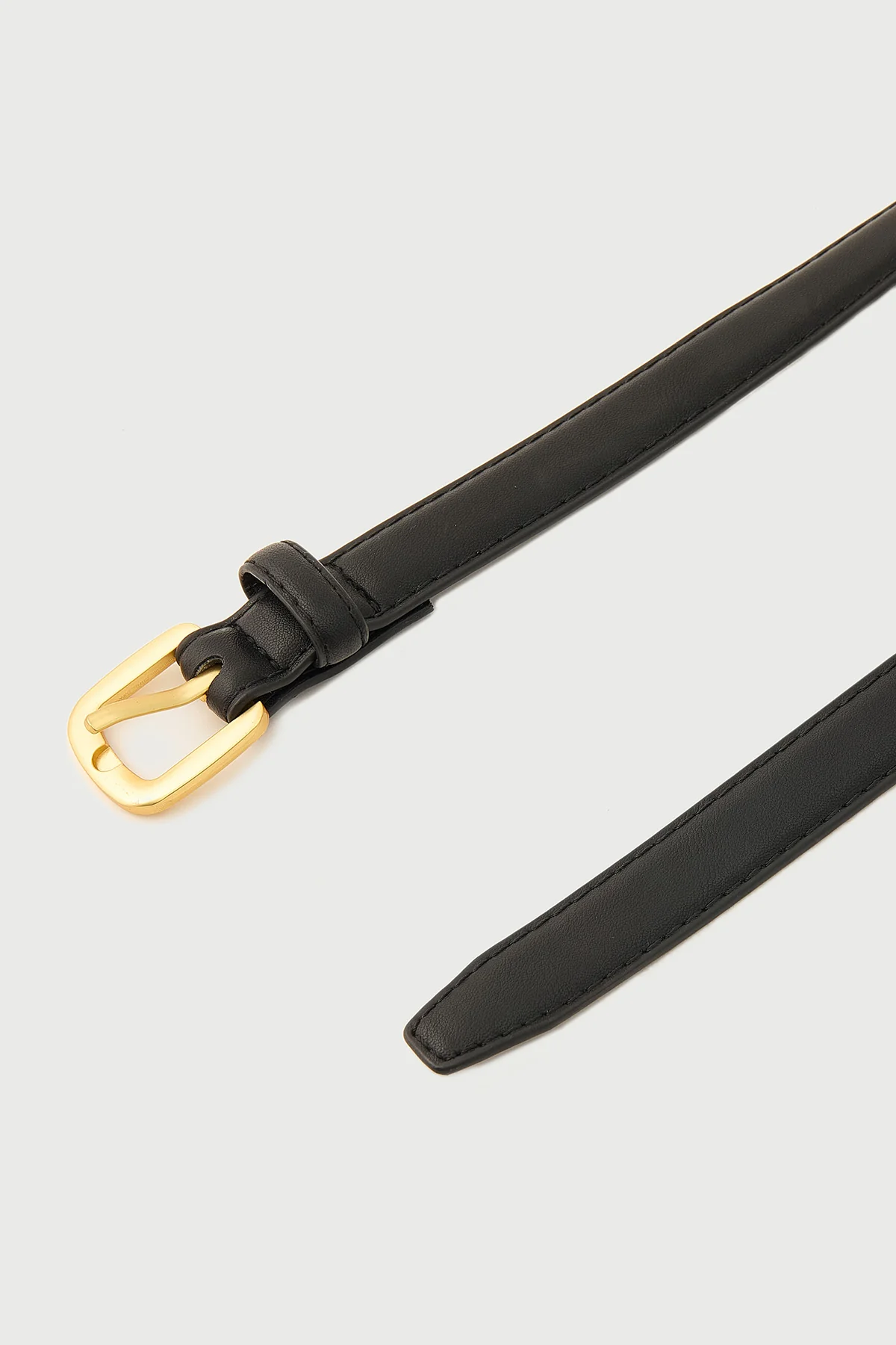 Perfect Stranger Classic Slim Belt Black / Gold - Image 3