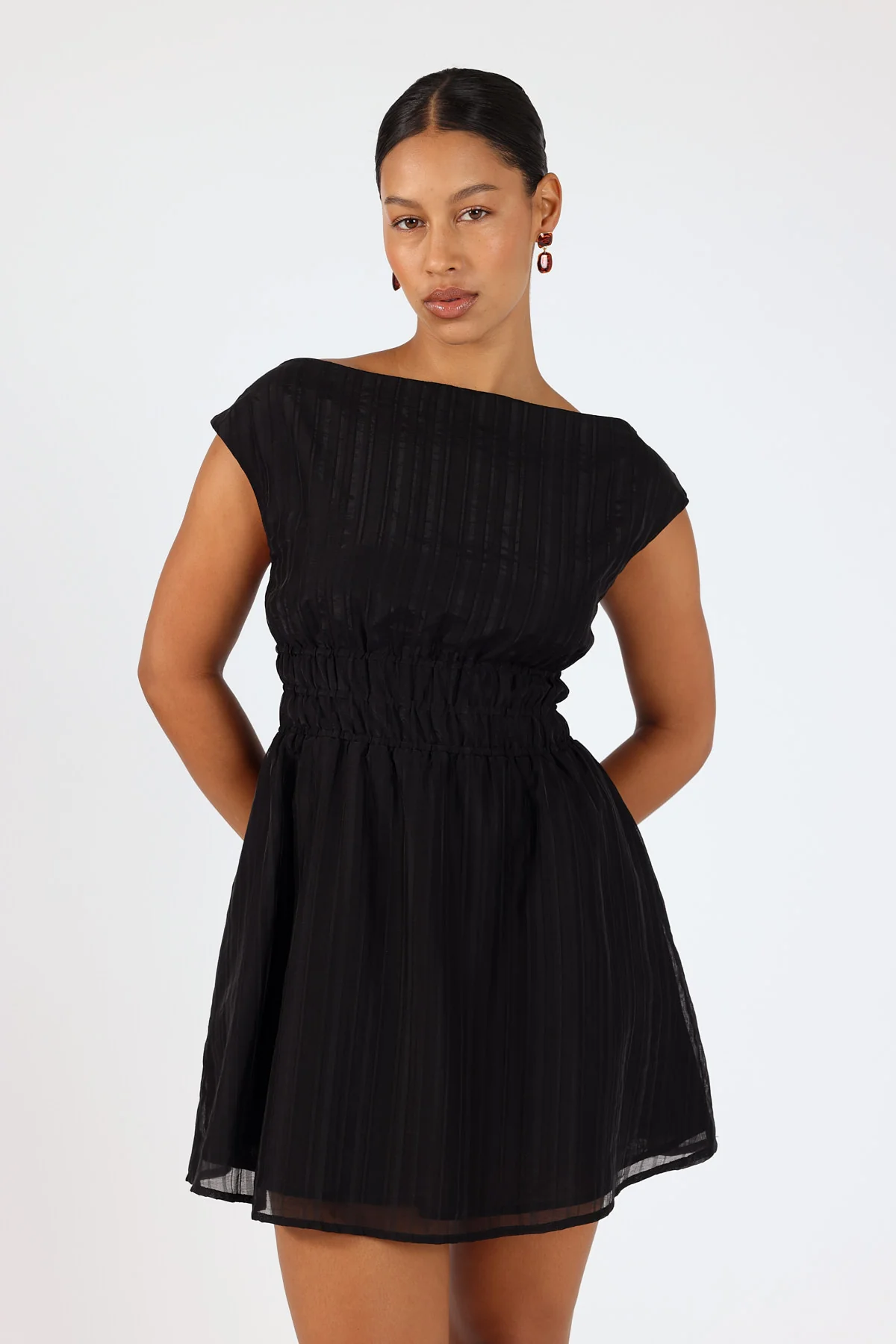 Perfect Stranger Claudette Mini Dress Black - Image 2