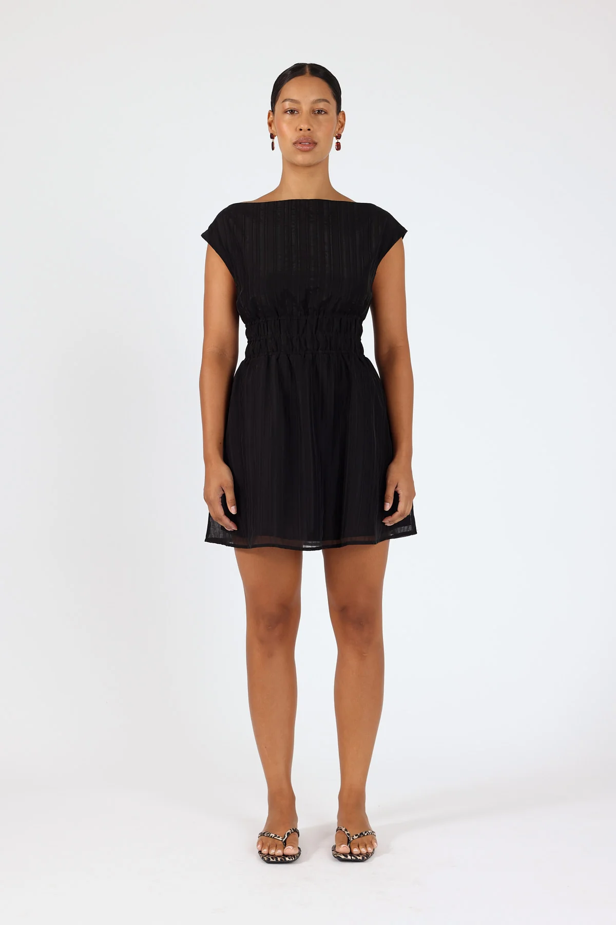 Perfect Stranger Claudette Mini Dress Black - Image 3