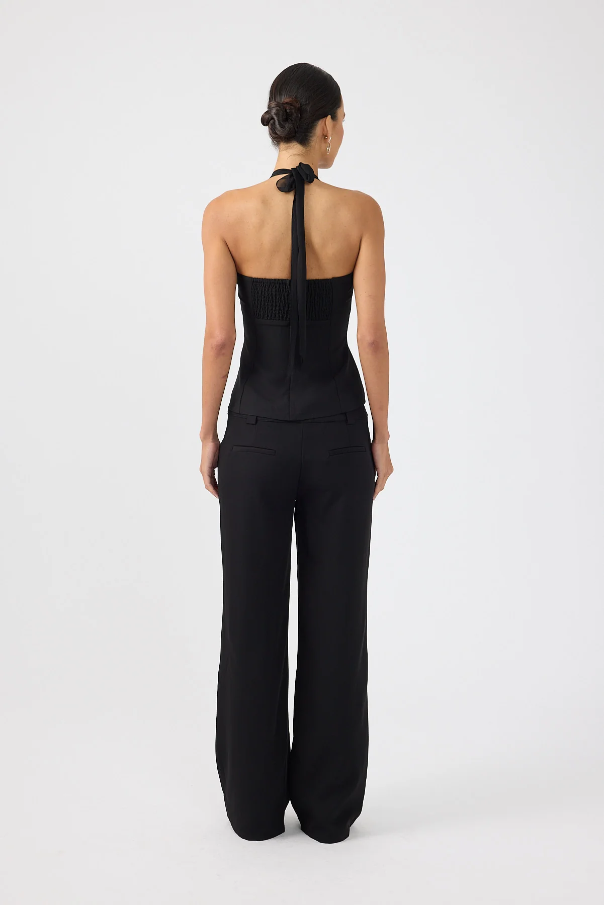 Perfect Stranger Cocona Low Rise Recycled Tailored Pant Black - Image 5