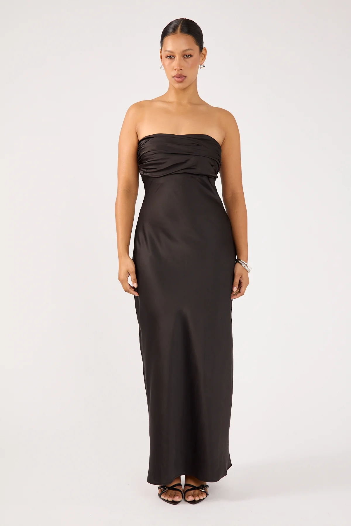 Perfect Stranger Corrie Strapless Maxi Dress Black - Image 3
