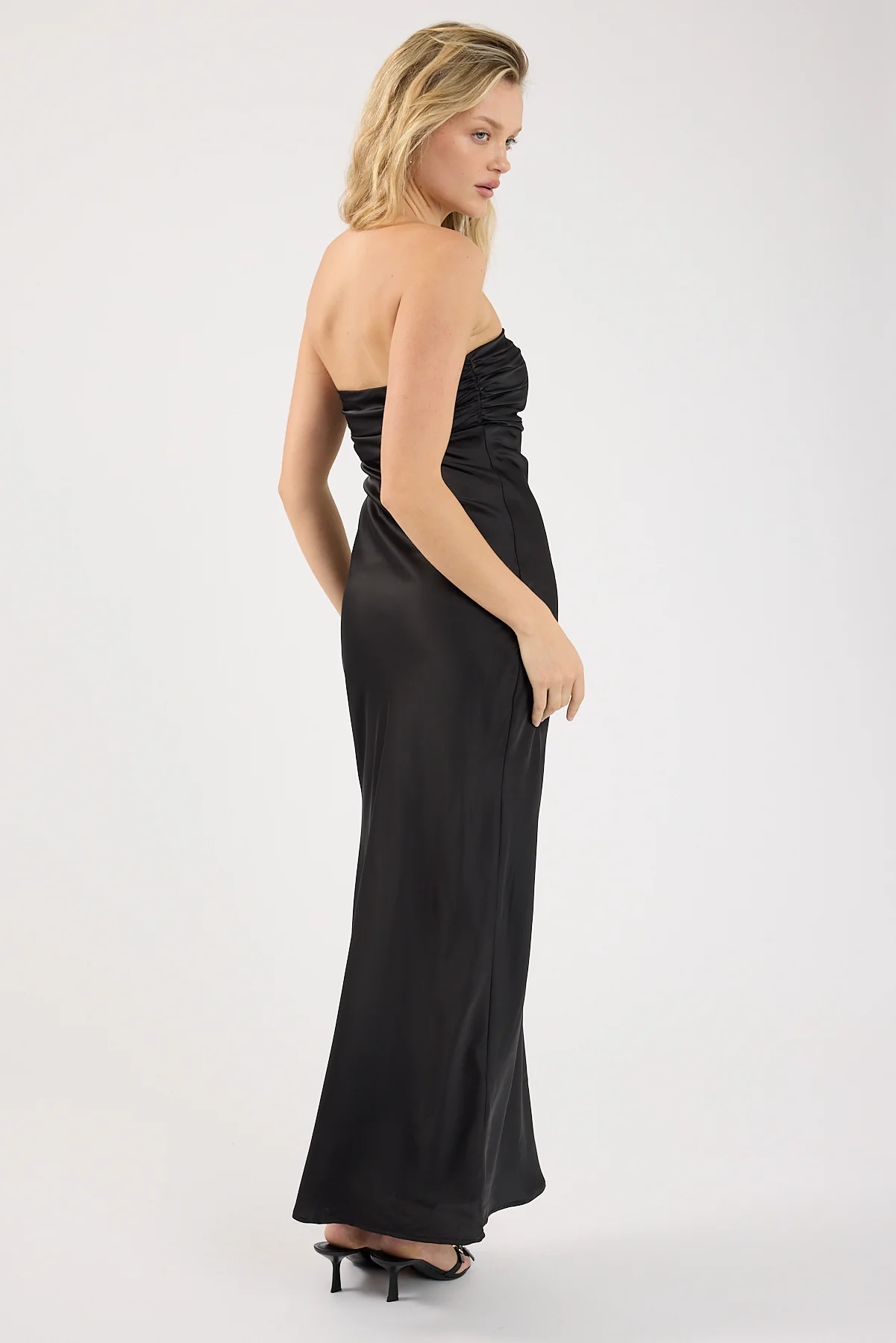 Perfect Stranger Corrie Strapless Maxi Dress Black - Image 7