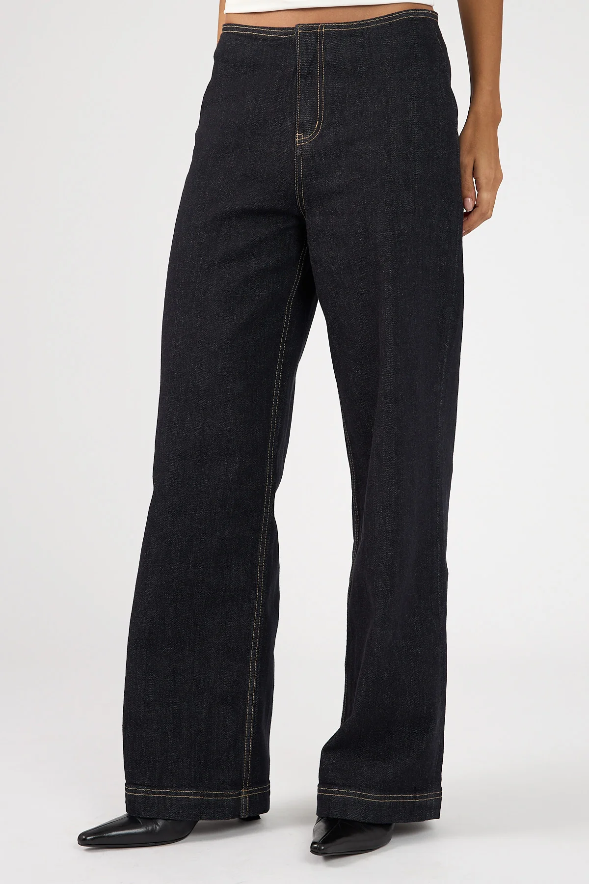 Perfect Stranger Cynthi Mid Baggy Jean Dark Indigo - Image 3