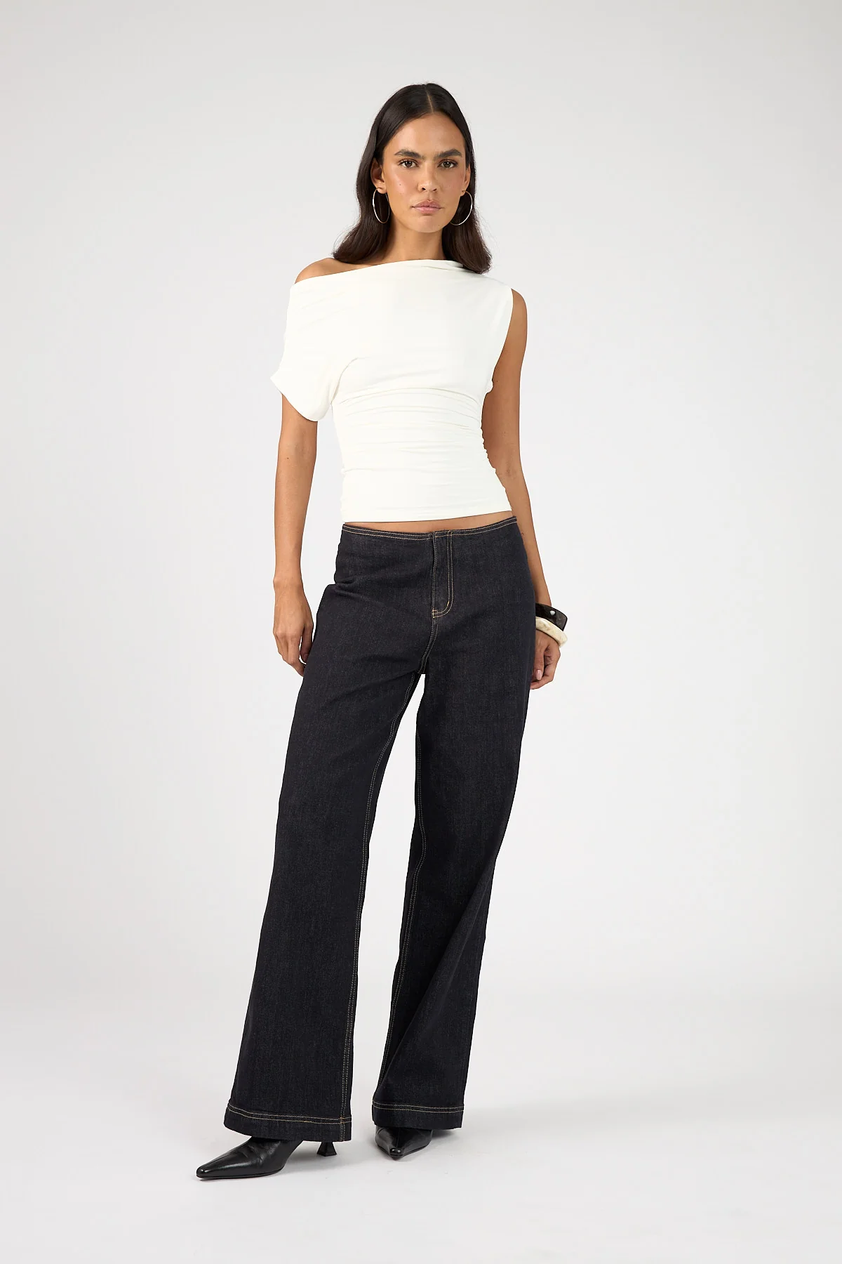 Perfect Stranger Cynthi Mid Baggy Jean Dark Indigo - Image 8