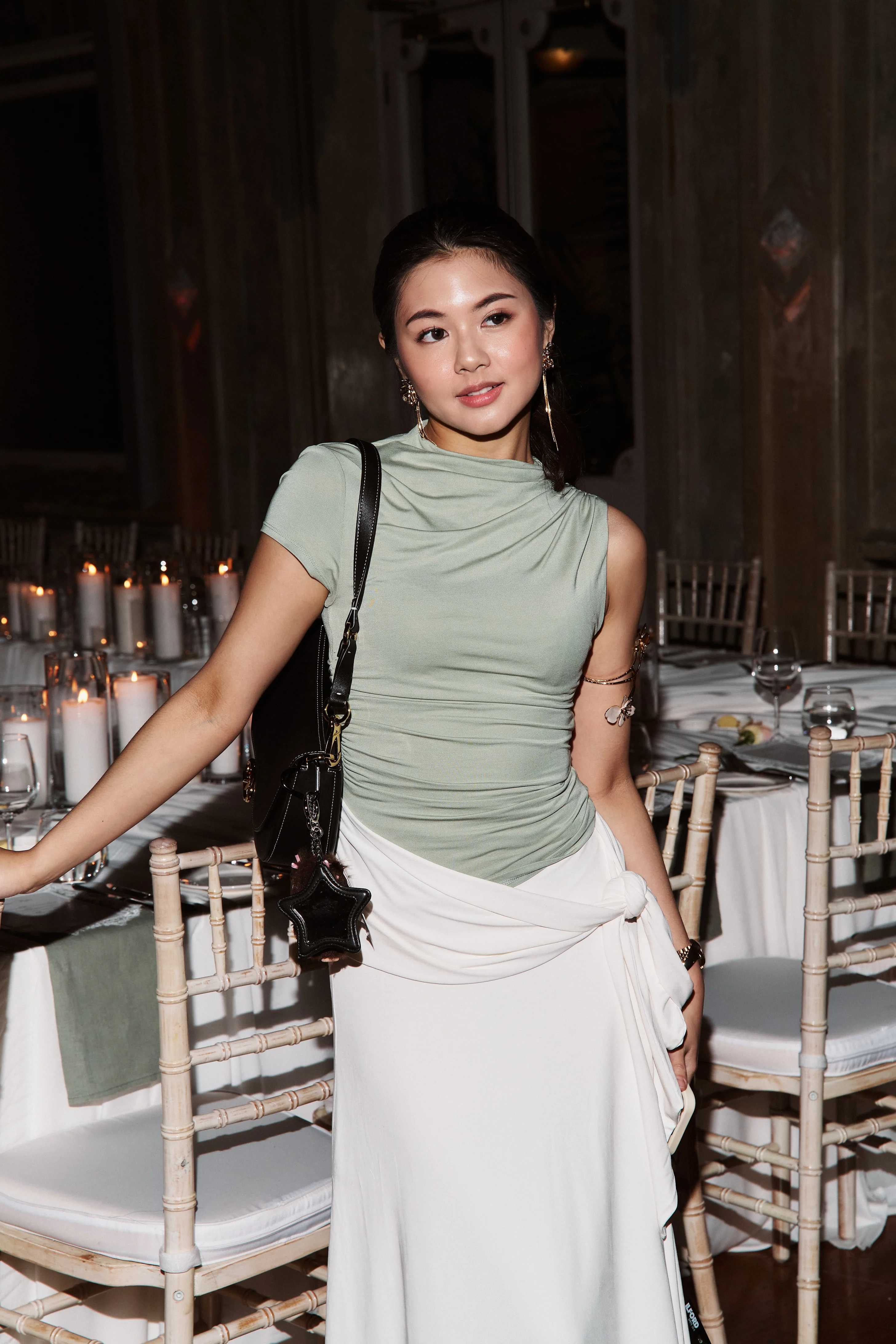 Perfect Stranger Daisy Sash Top Matcha Green - Image 6
