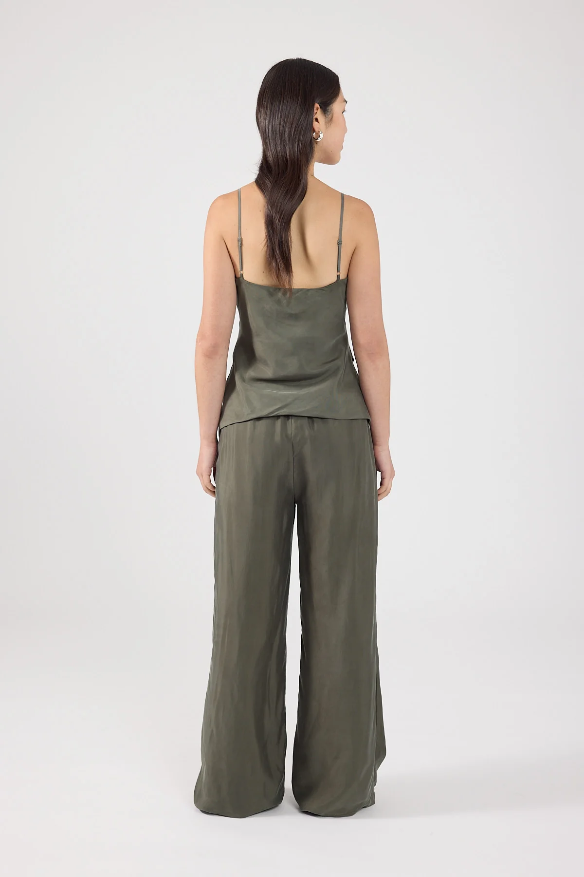 Perfect Stranger Darcy Cupro Top Khaki - Image 8