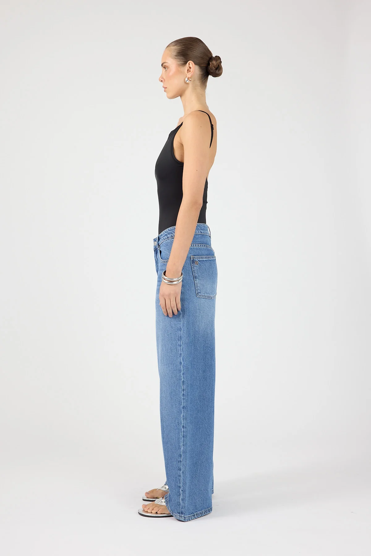 Perfect Stranger Dawson Square Neck Bodysuit Black - Image 2