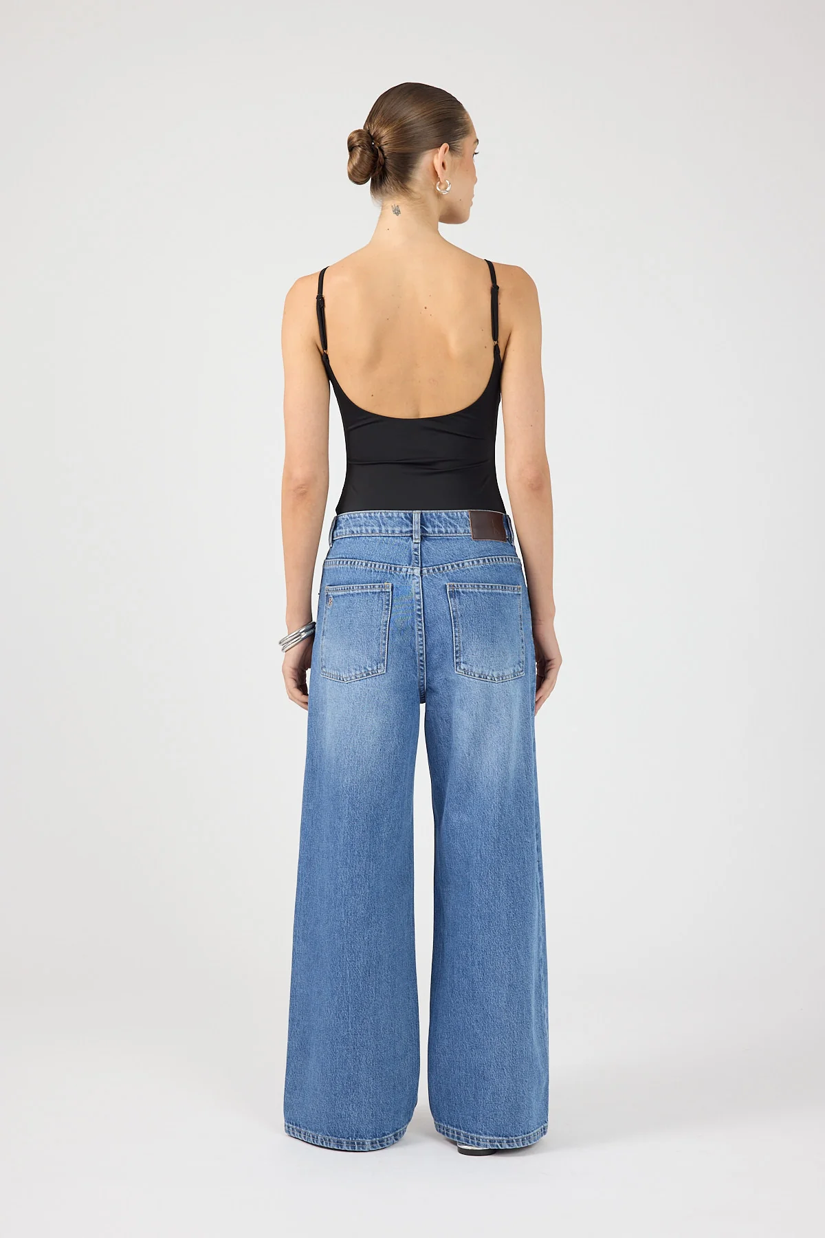 Perfect Stranger Dawson Square Neck Bodysuit Black - Image 3