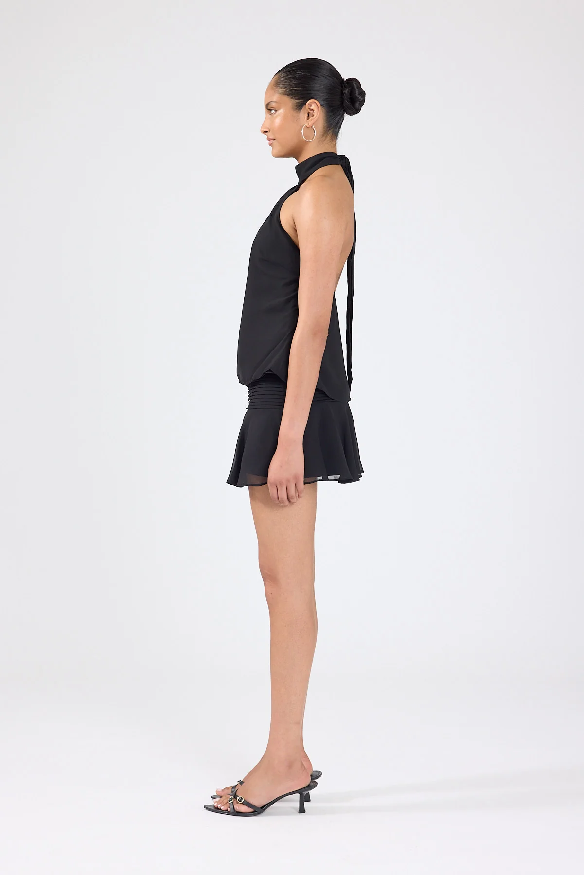 Perfect Stranger Eland Mid Rise Skort Black - Image 2