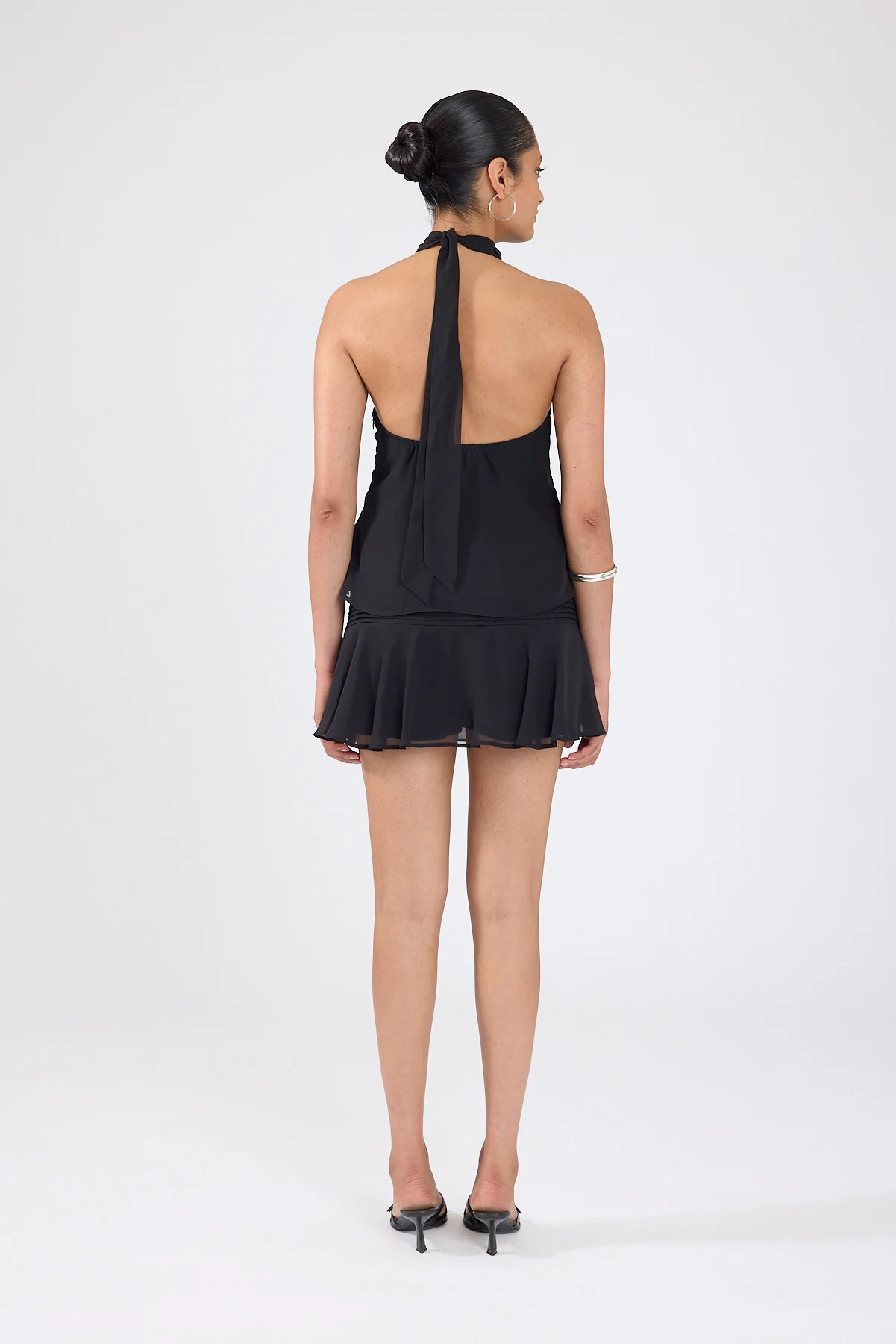 Perfect Stranger Eland Mid Rise Skort Black - Image 3