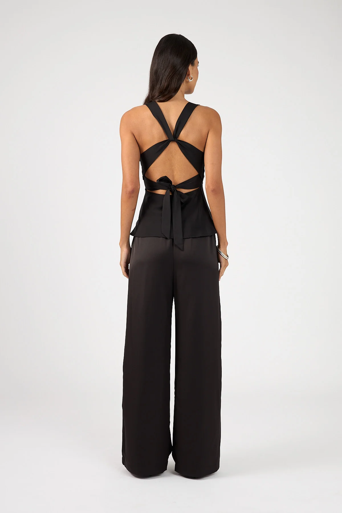 Perfect Stranger Ellie Twist Halter Top Black - Image 3