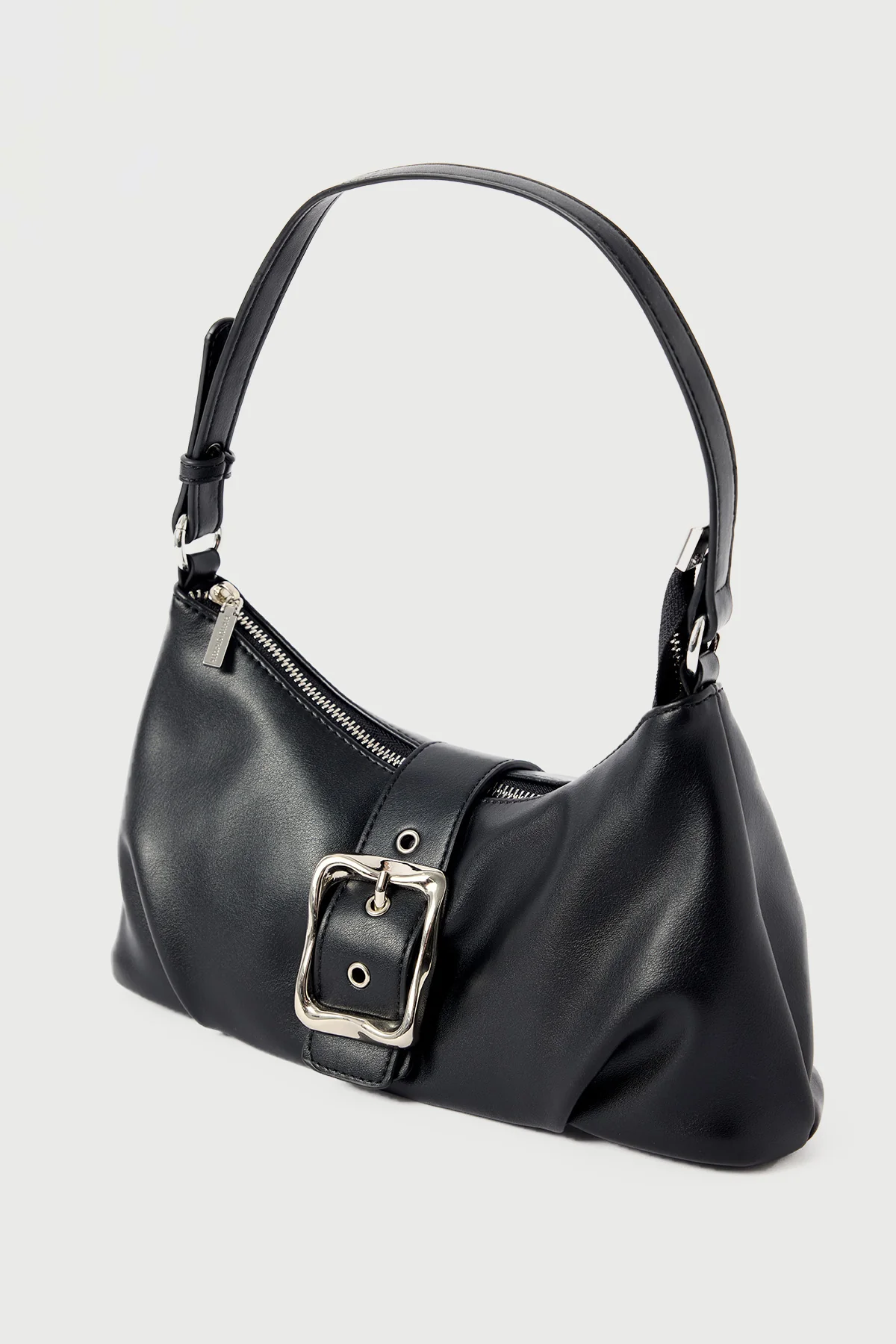 Perfect Stranger Enola Buckle Shoulder Bag Black - Image 2
