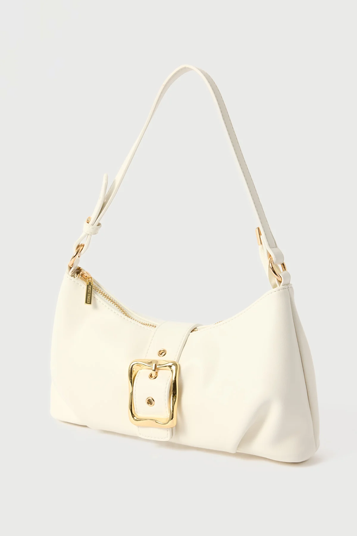 Perfect Stranger Enola Buckle Shoulder Bag White - Image 2