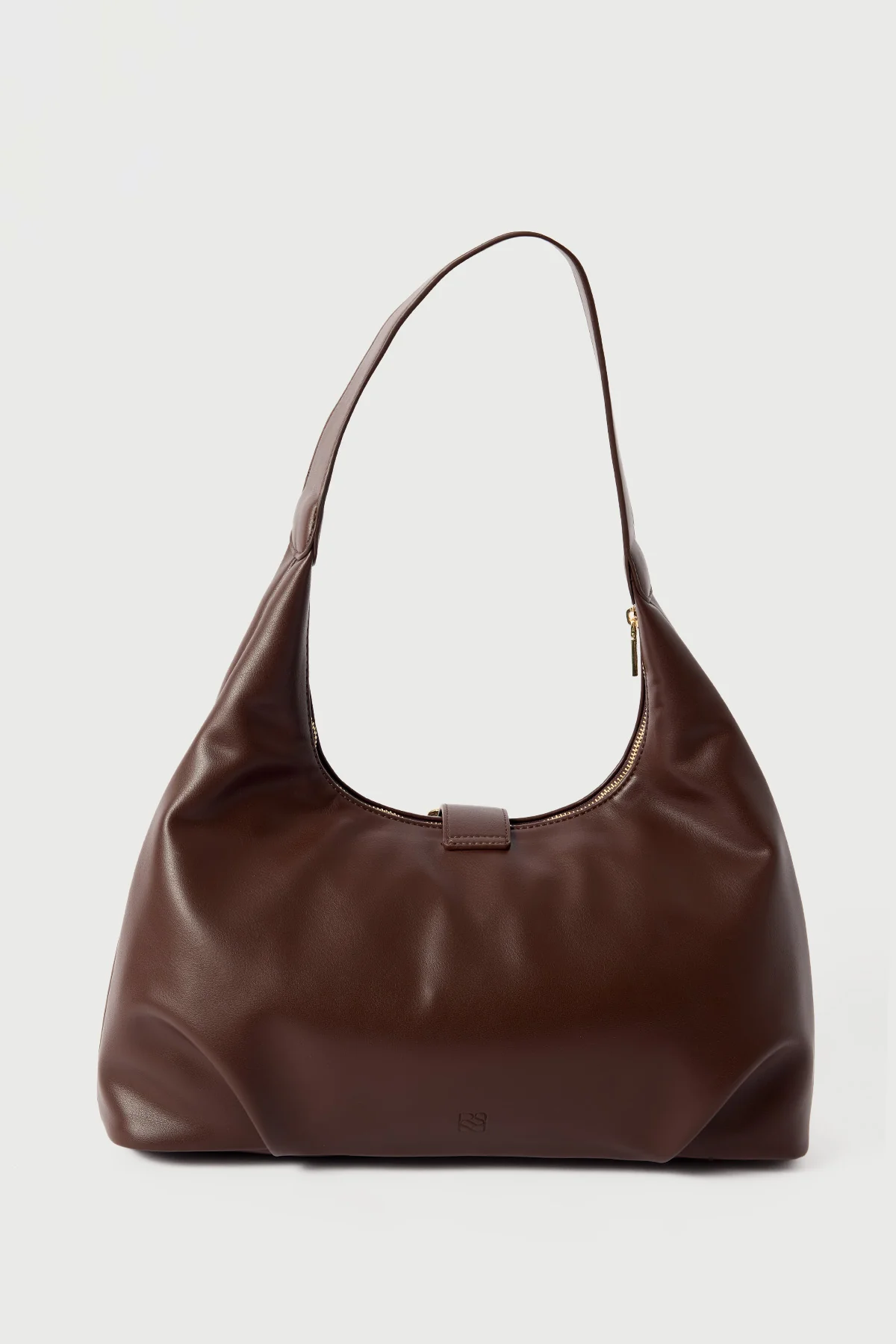 Perfect Stranger Enola Buckle Tote Bag Brown - Image 4
