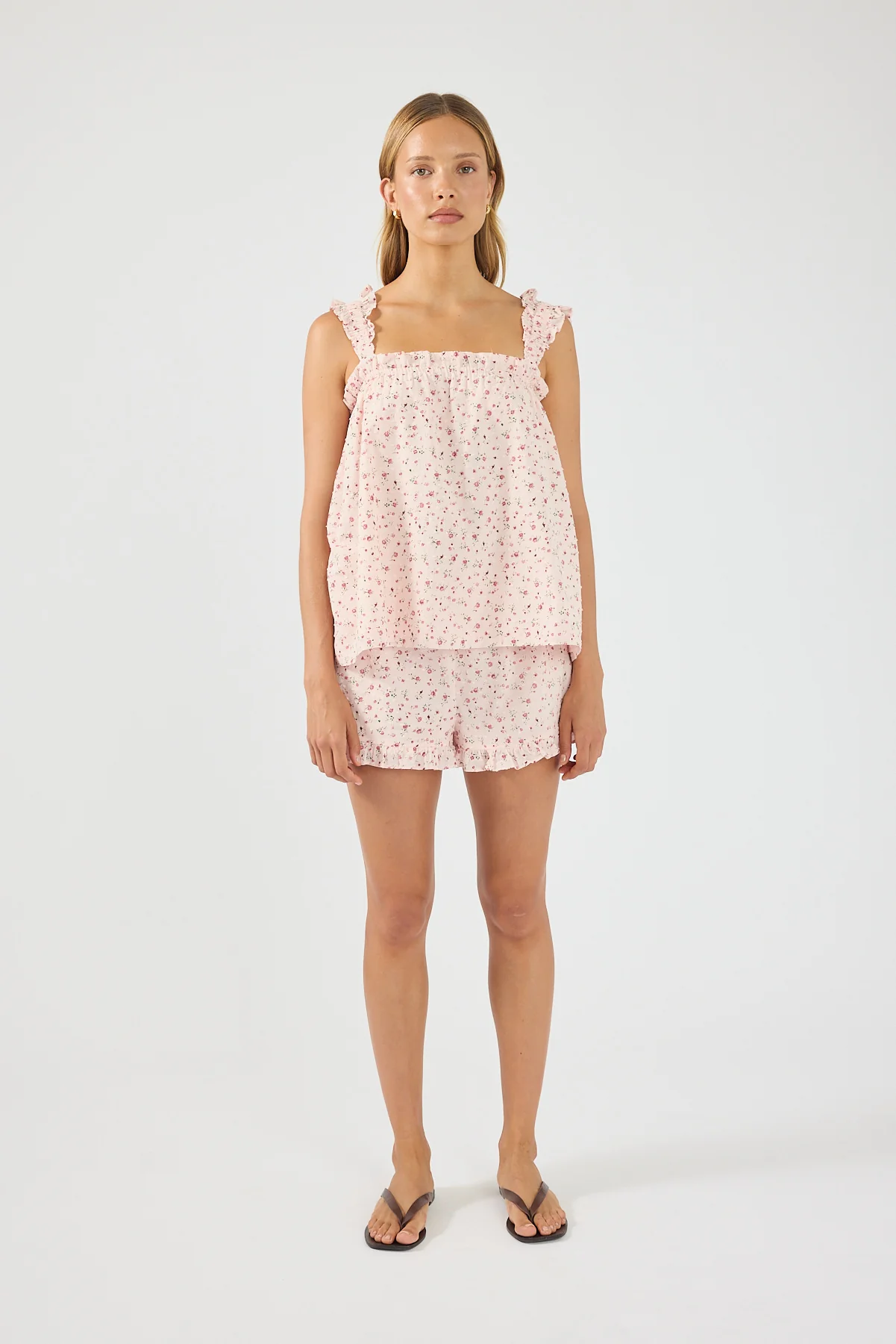 Perfect Stranger Esme Pyjama Set Pink Print