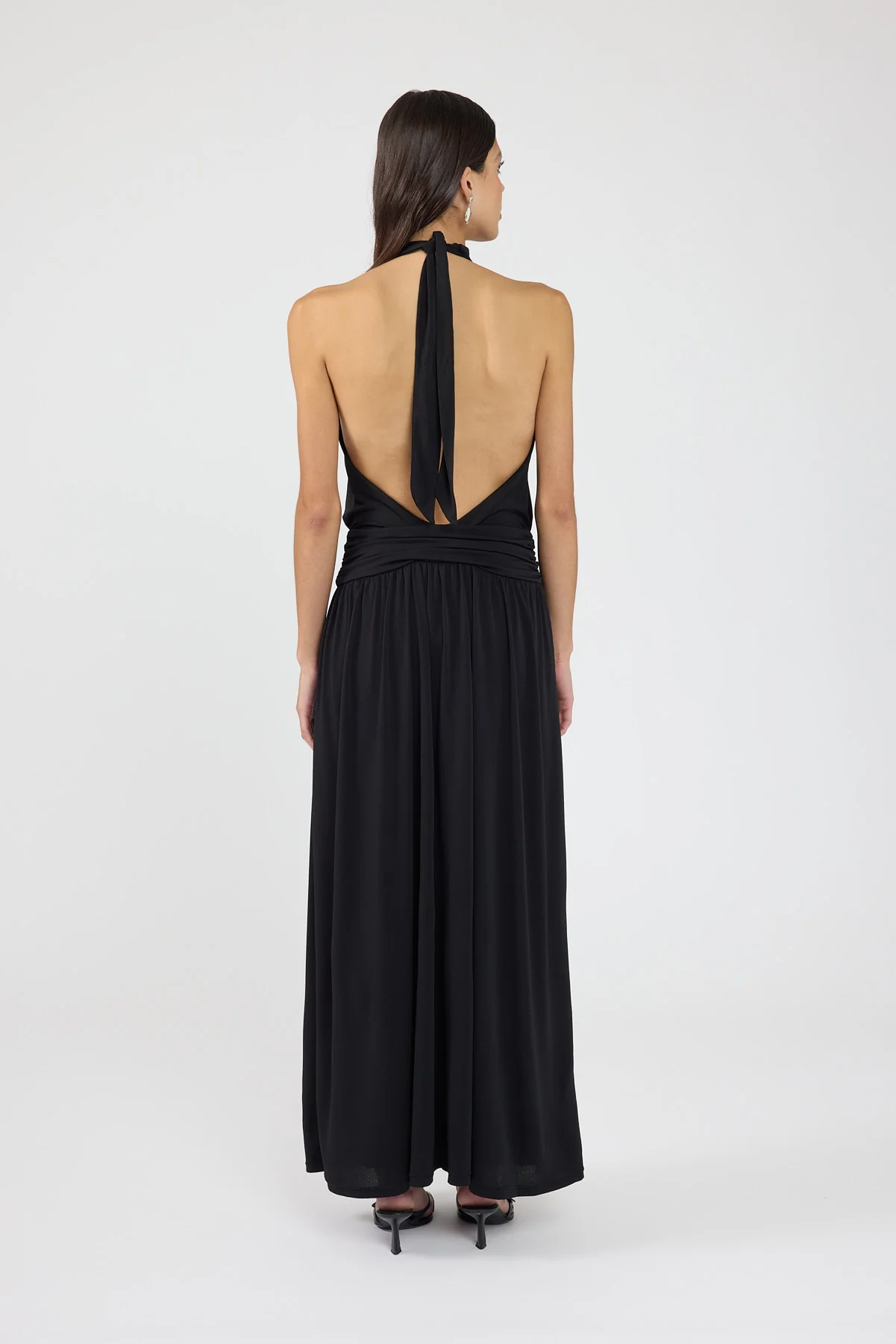 Perfect Stranger Finn Halter Maxi Dress Black - Image 3