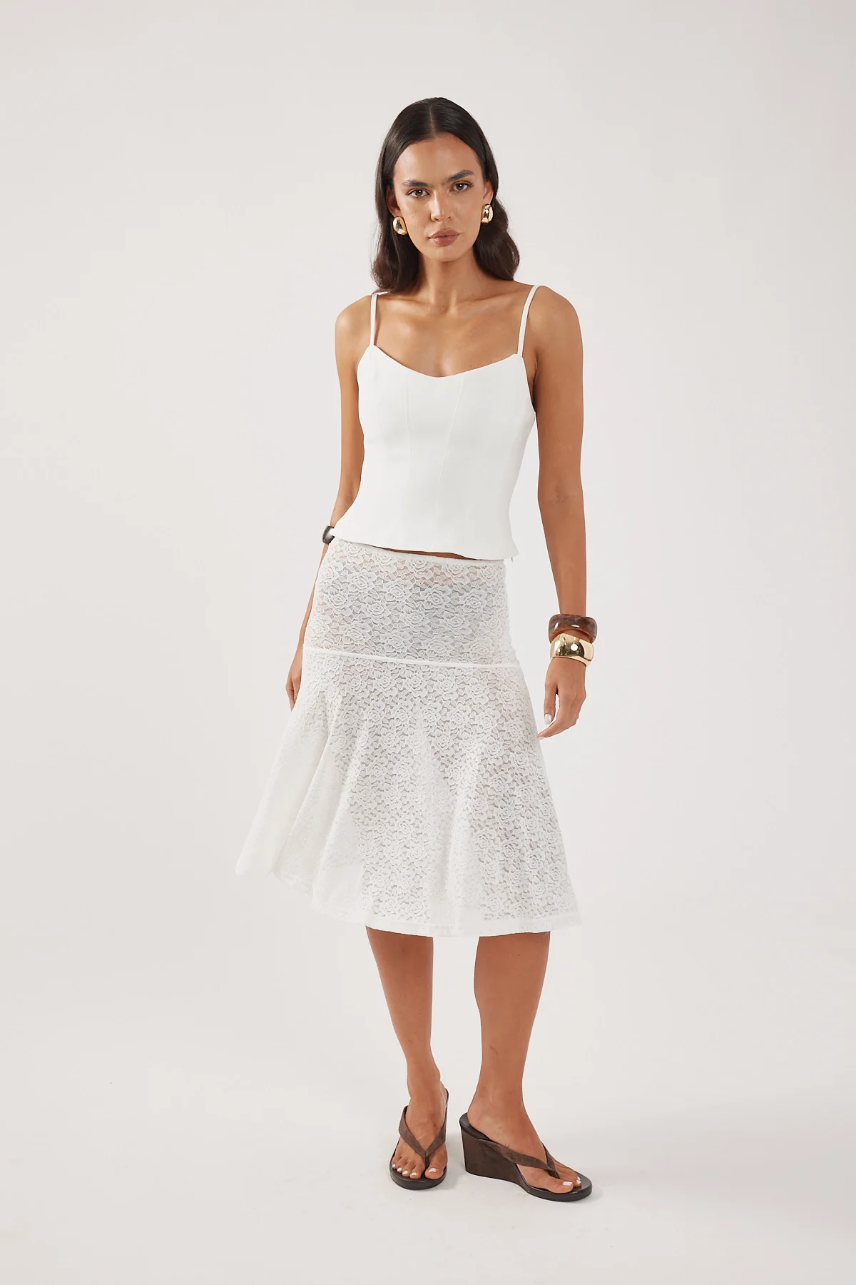 Perfect Stranger Freya Corset Top White - Image 4