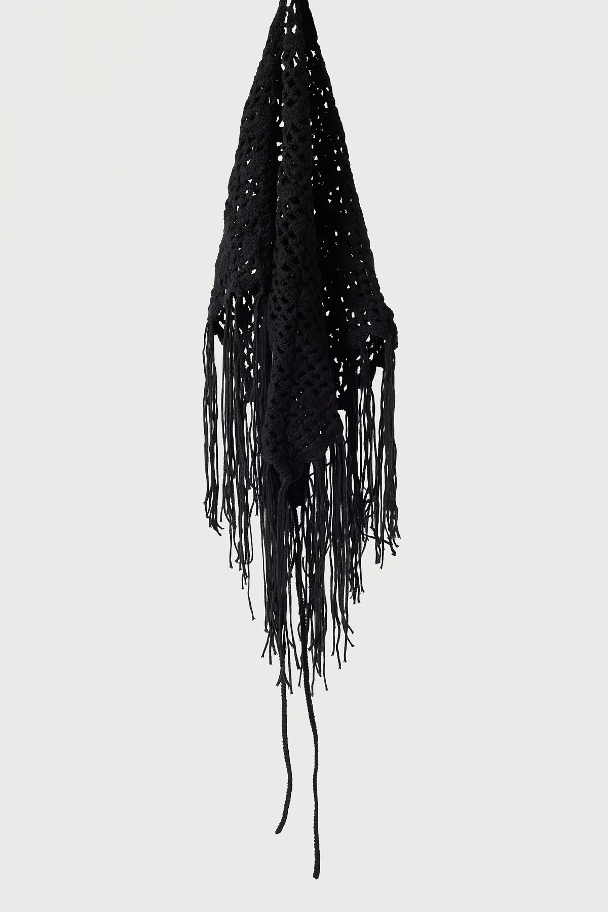 Perfect Stranger Gabi Crochet Scarf Black