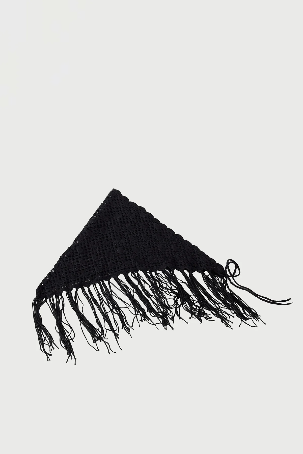 Perfect Stranger Gabi Crochet Scarf Black - Image 3