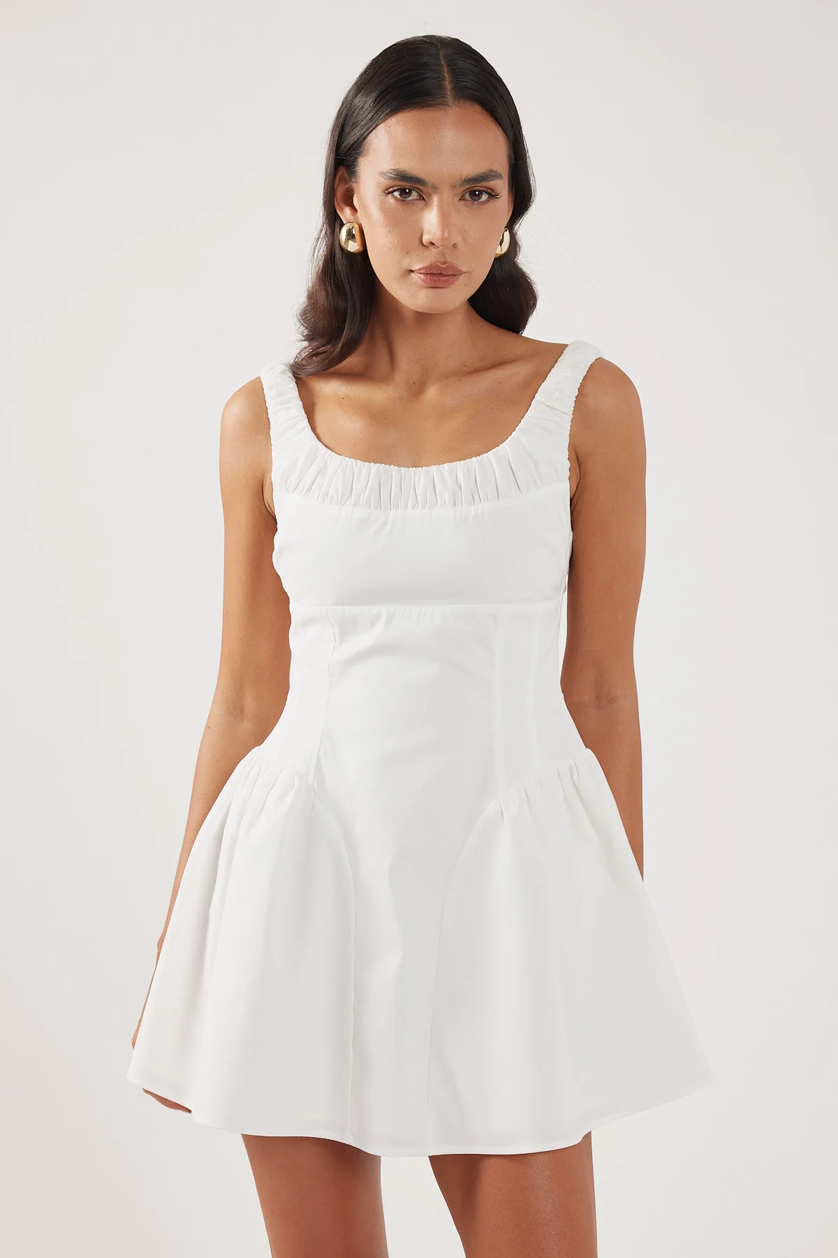 Perfect Stranger Gabrielle Corset Mini Dress White - Image 4