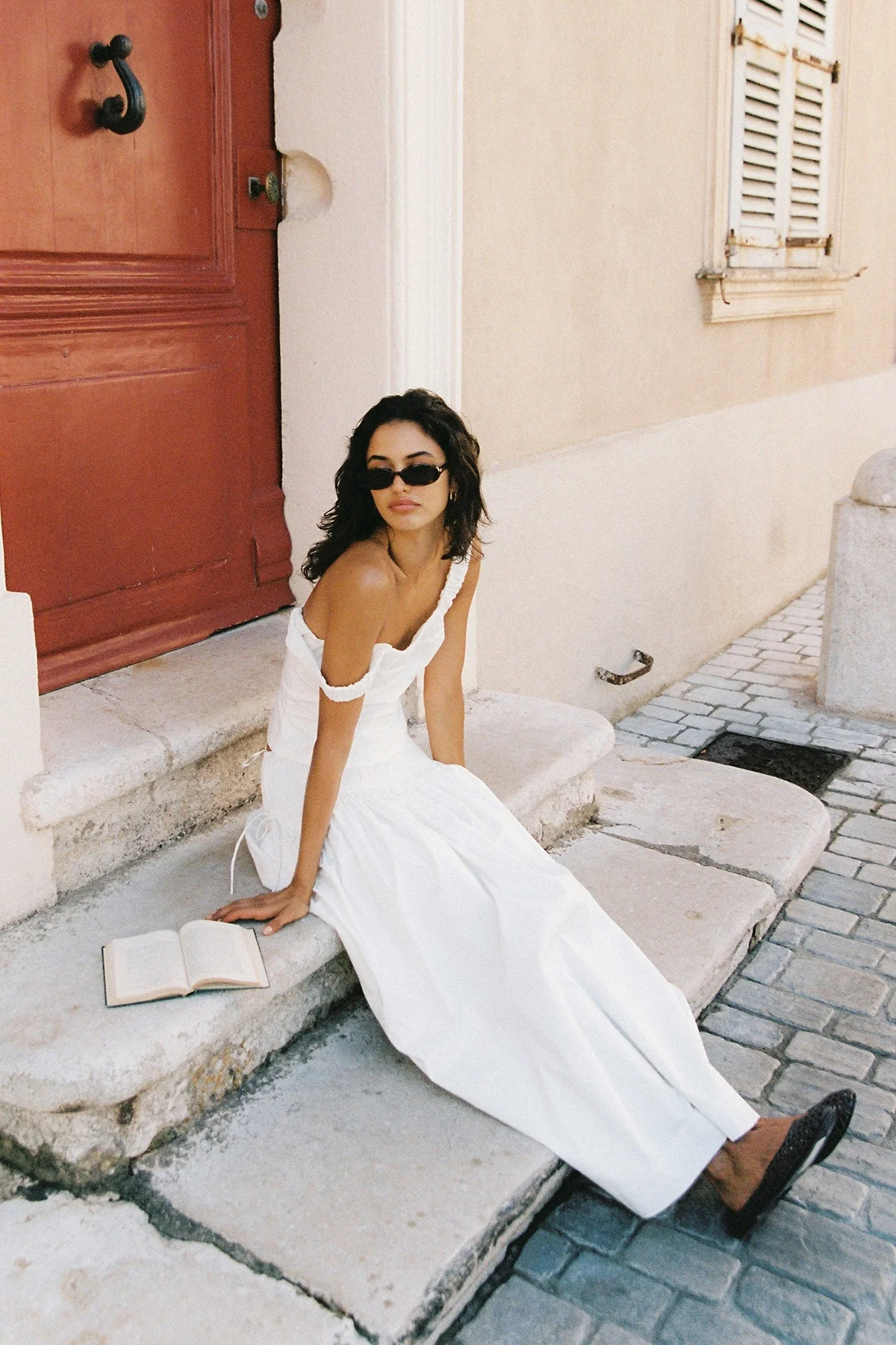 Perfect Stranger Gabrielle Maxi Skirt White - Image 3