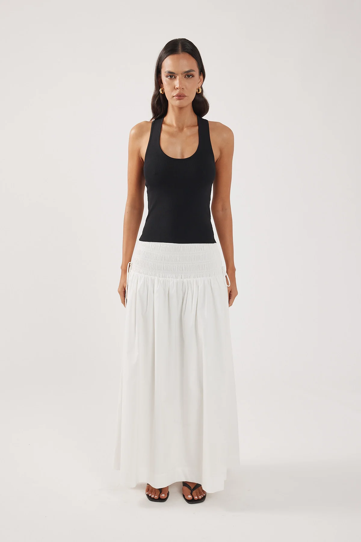 Perfect Stranger Gabrielle Maxi Skirt White - Image 5