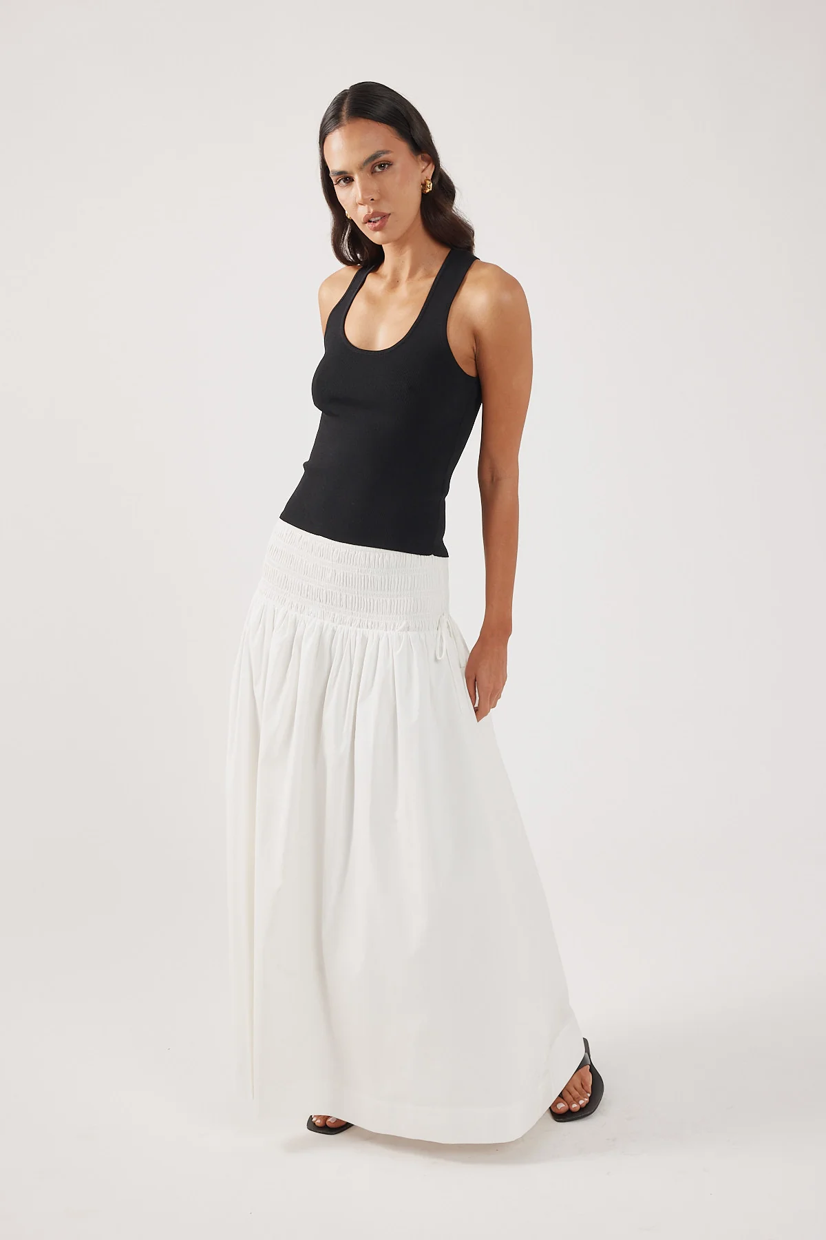 Perfect Stranger Gabrielle Maxi Skirt White - Image 6
