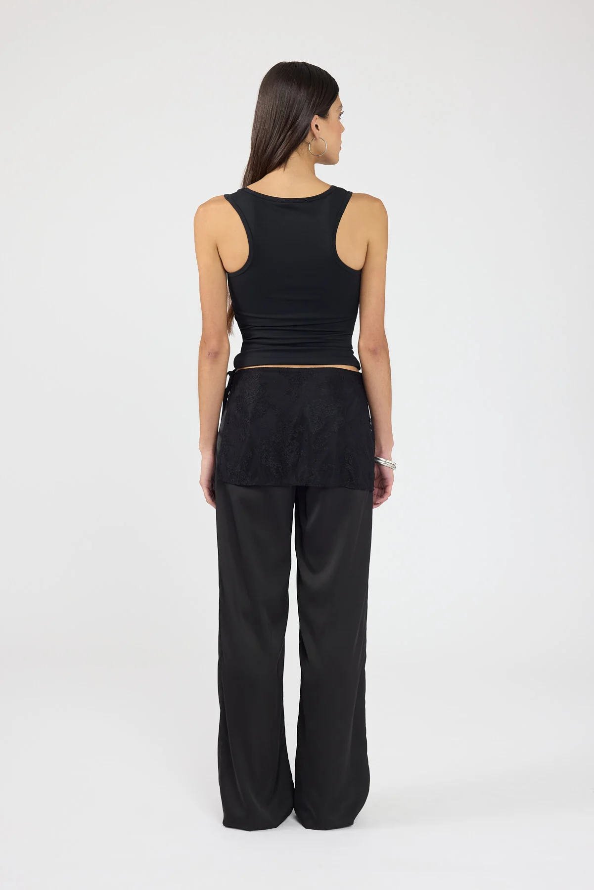 Perfect Stranger Harlow Lace Wrap Pants Black - Image 5