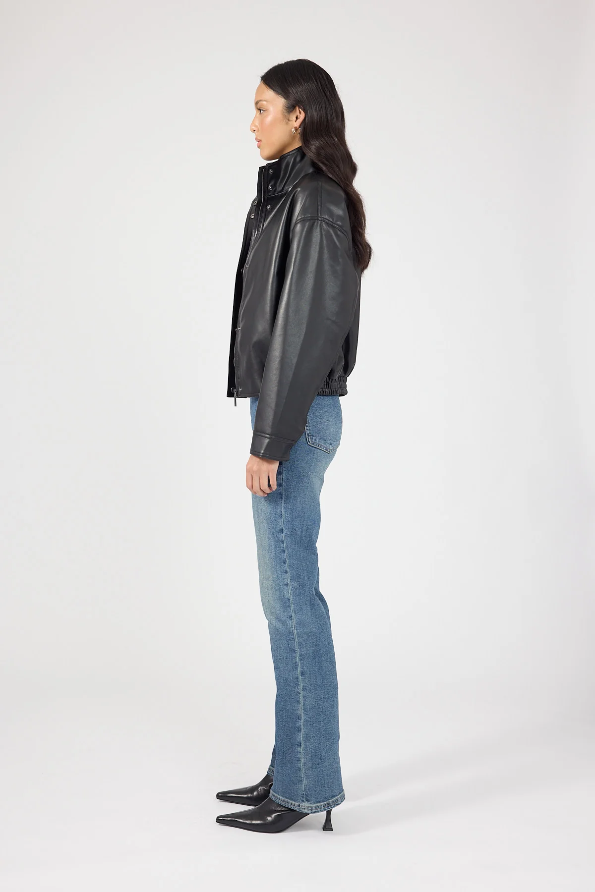 Perfect Stranger Jessie Mid Rise Boot Cut Jean Smoke Blue - Image 2