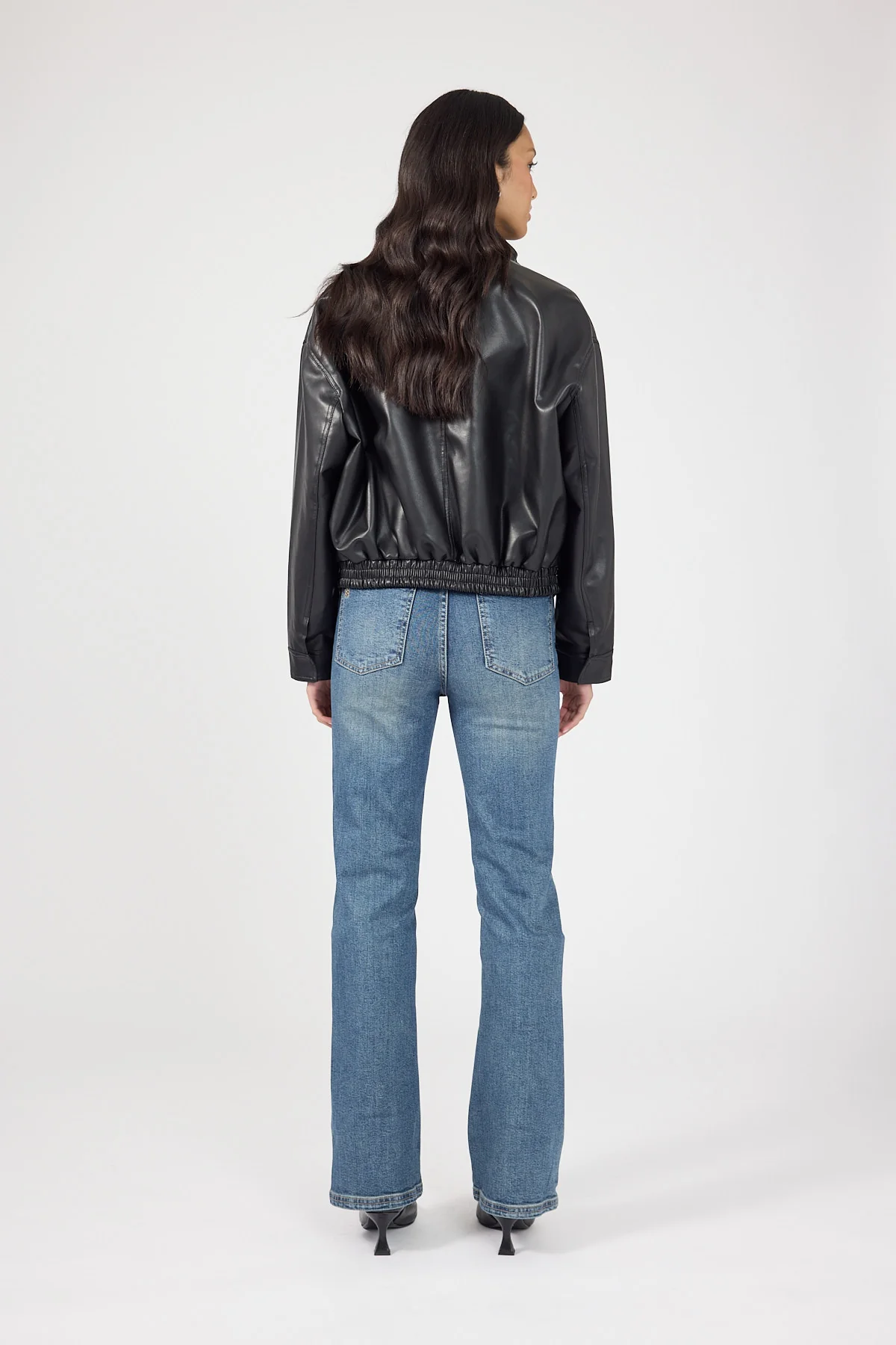 Perfect Stranger Jessie Mid Rise Boot Cut Jean Smoke Blue - Image 3