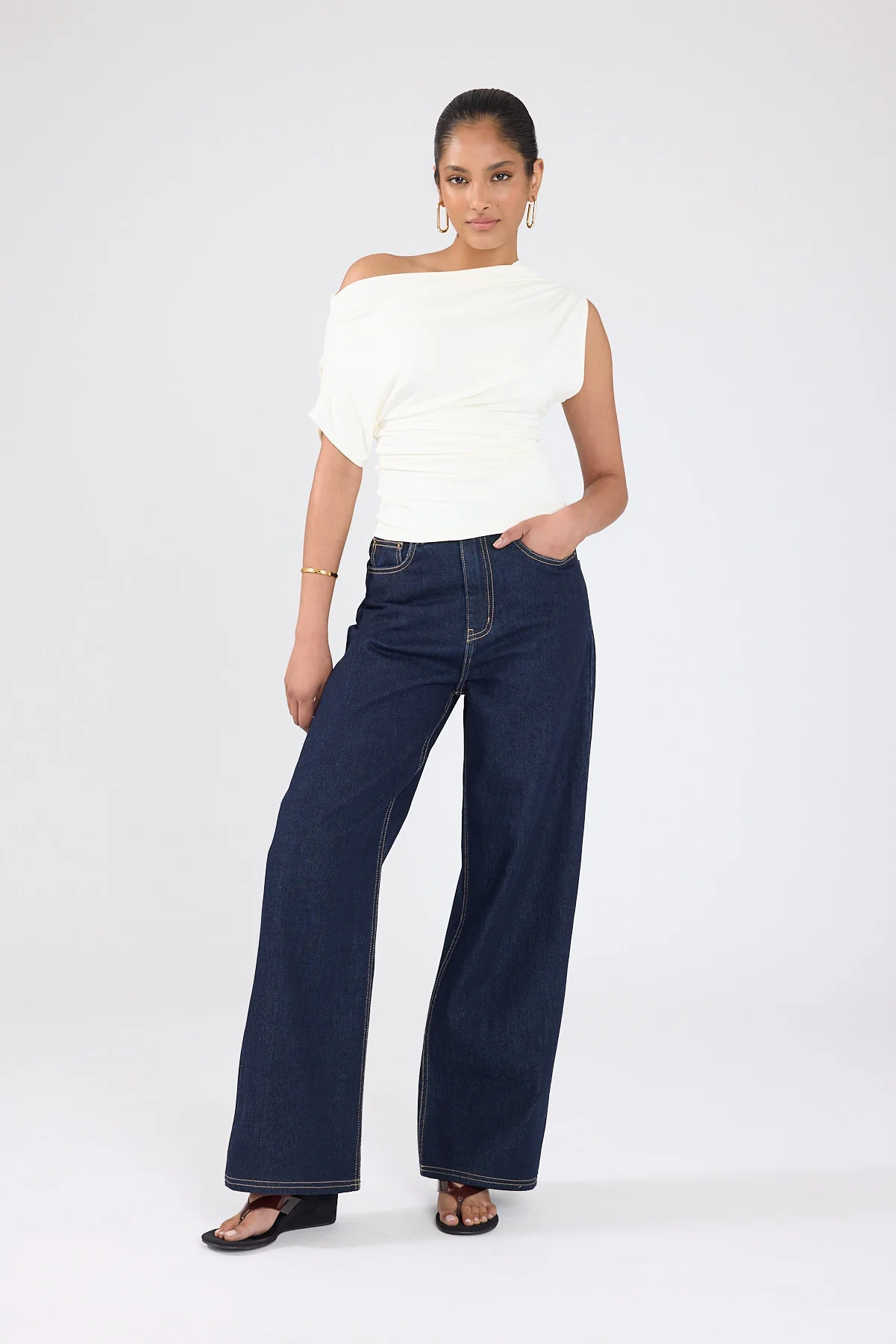 Perfect Stranger High Rise Wide Leg 2.0 Jean Indigo - Image 2