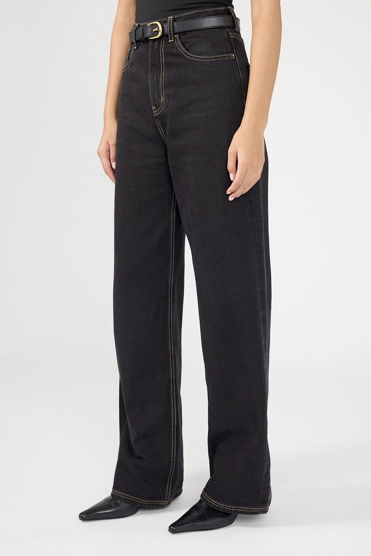 Perfect Stranger High Rise Wide Leg 2.0 Jean Washed Black - Image 5