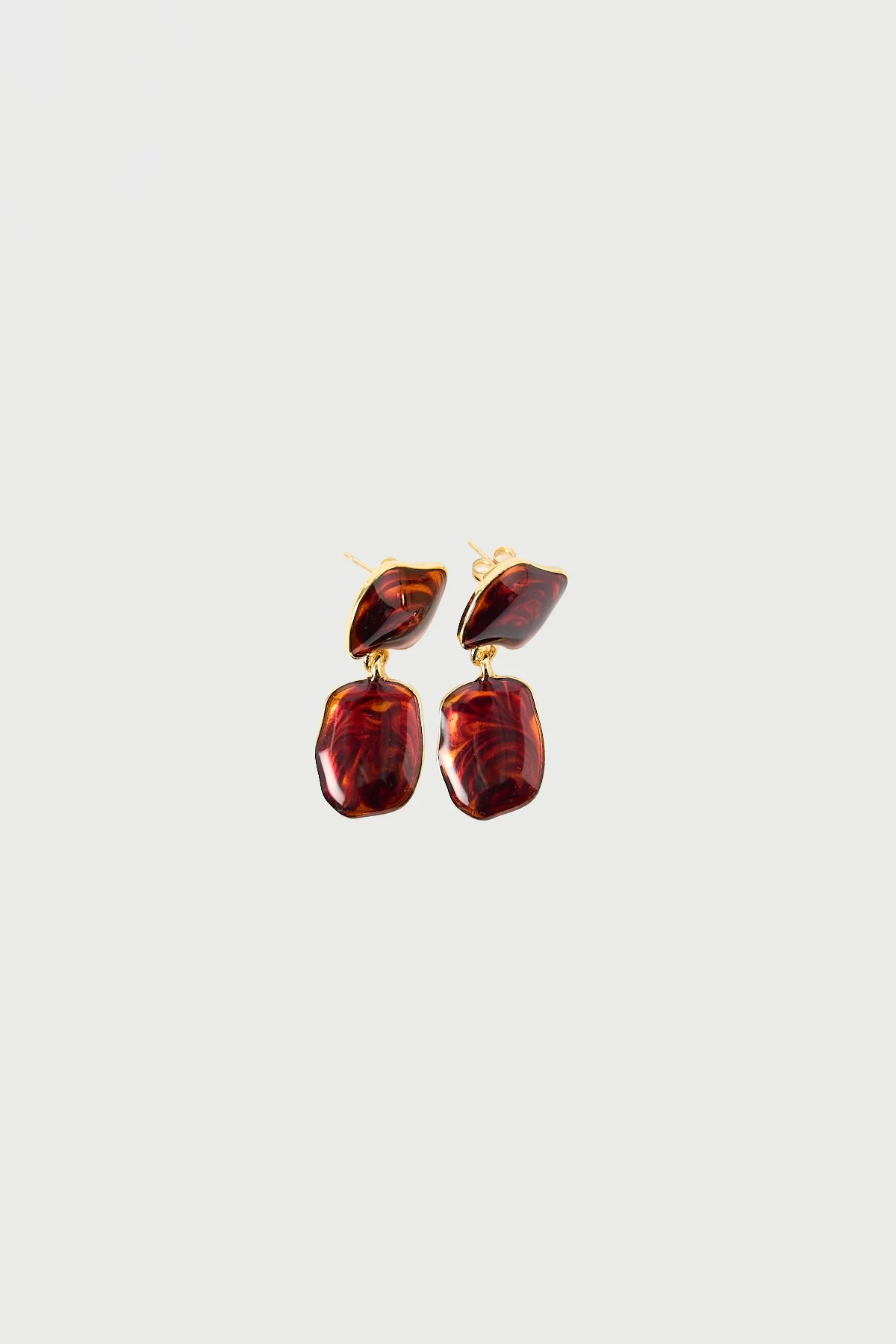 Perfect Stranger Horizon Drop Earrings 18K Gold - Image 2